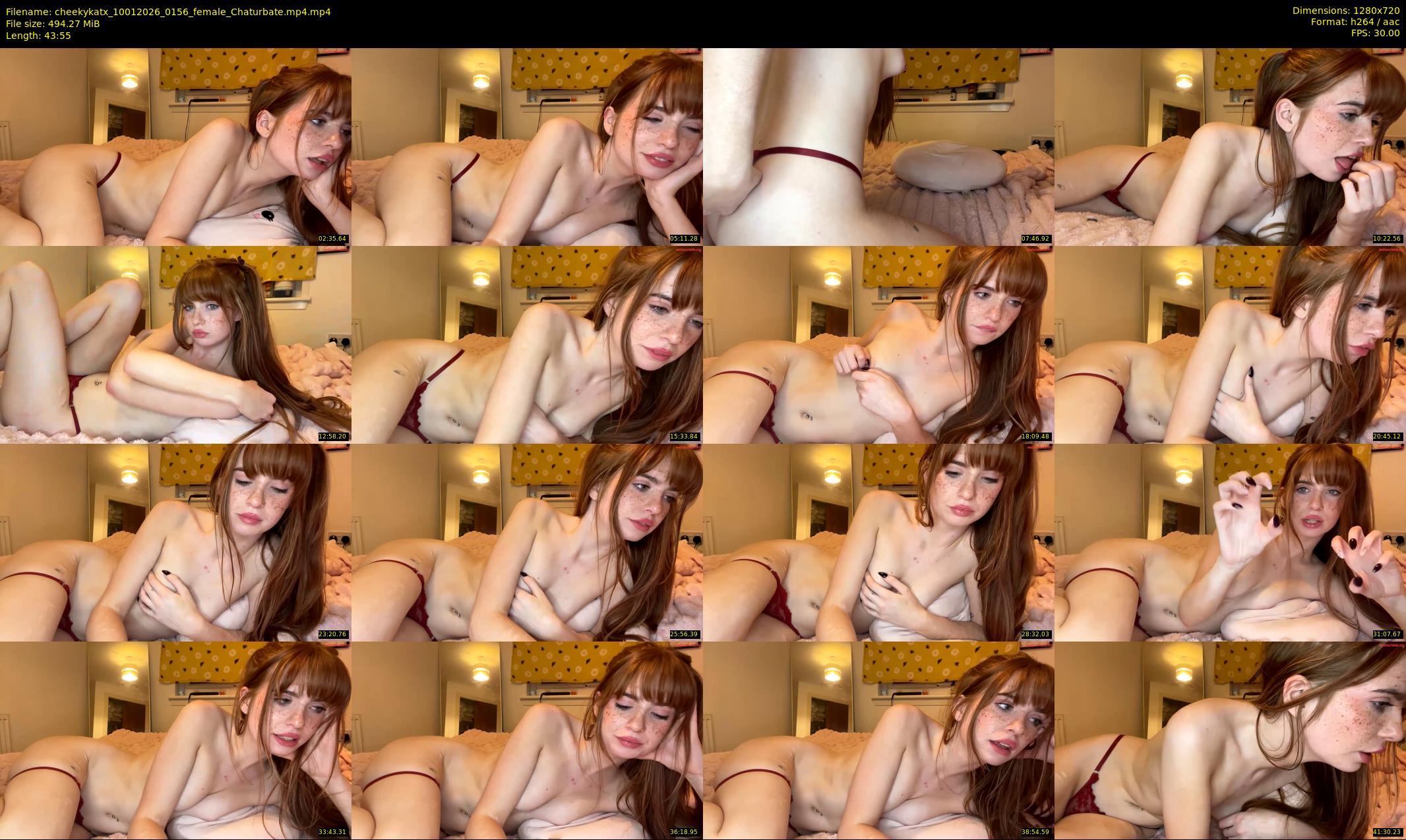 cheekykatx — 44 minute Chaturbate female cam show recording, 720p, Jan 10, 2026