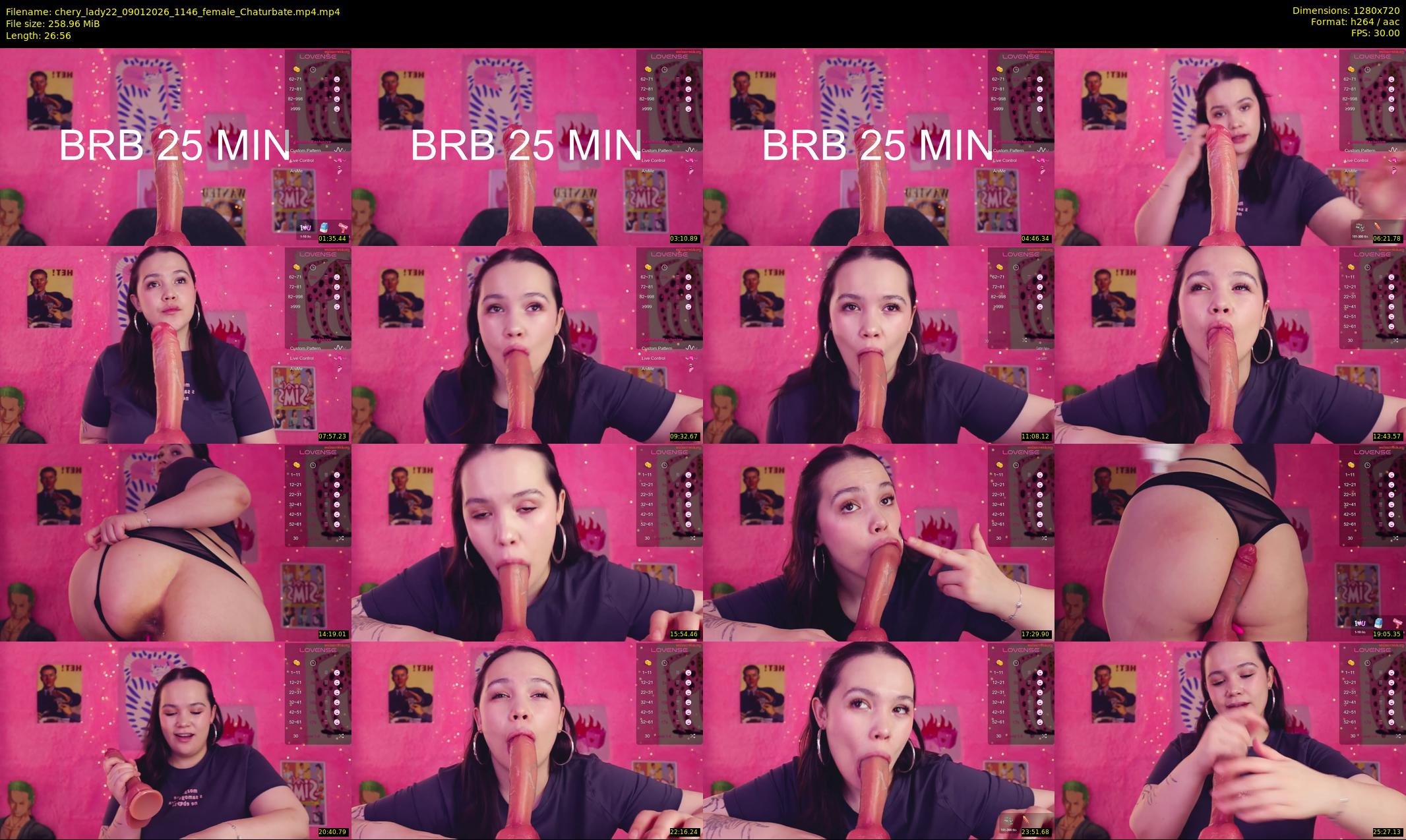 chery_lady22 — 27 minute Chaturbate female cam show recording, 720p, Jan 9, 2026