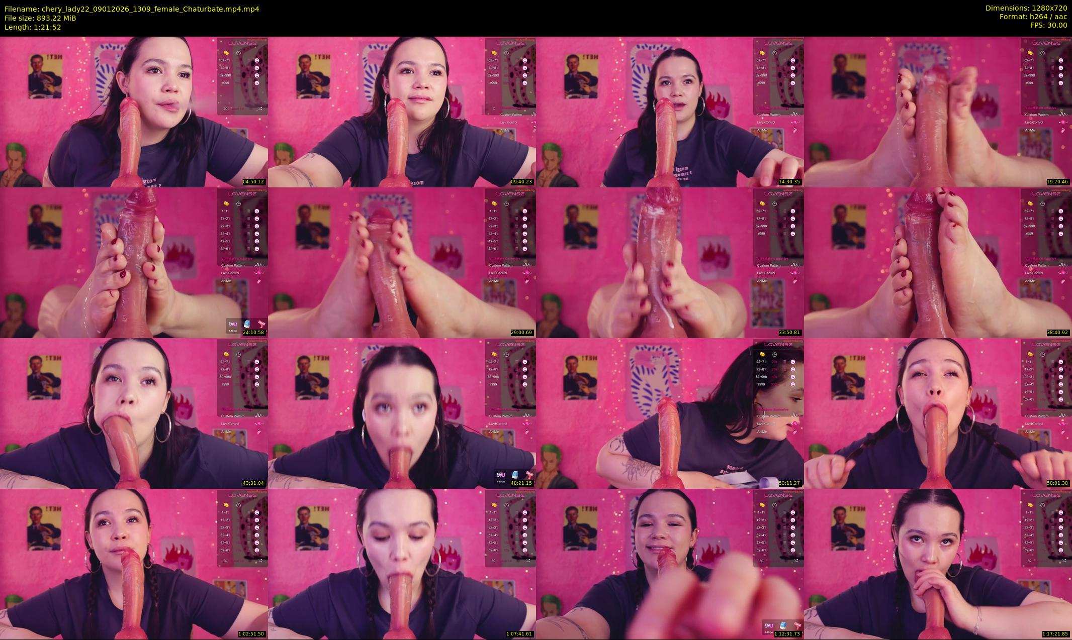 chery_lady22 — 82 minute Chaturbate female cam show recording, 720p, Jan 9, 2026