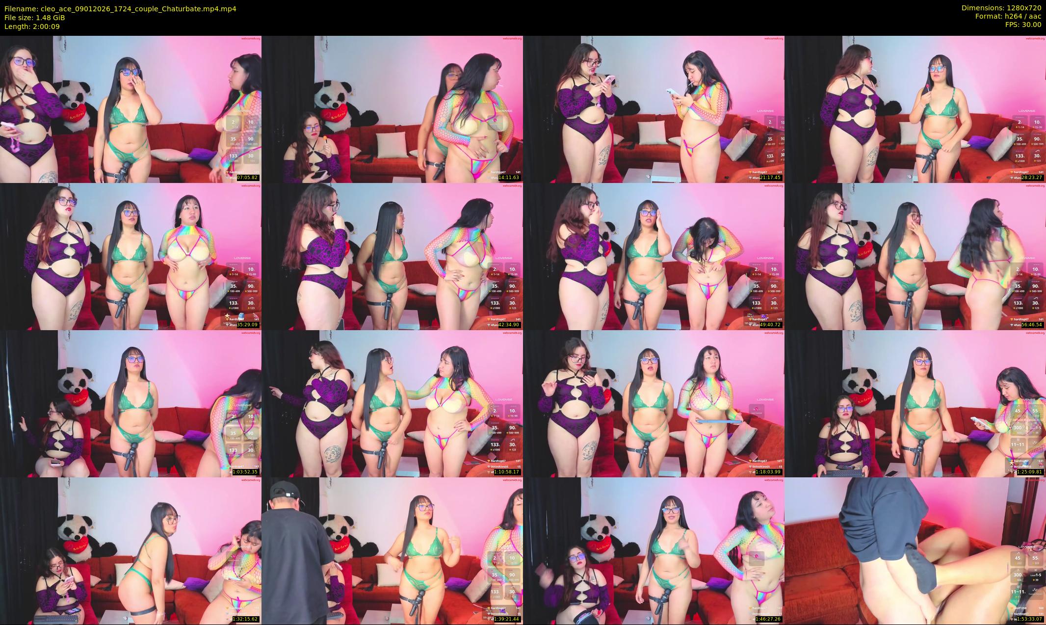 cleo_ace — 121 minute Chaturbate couple cam show recording, 720p, Jan 9, 2026