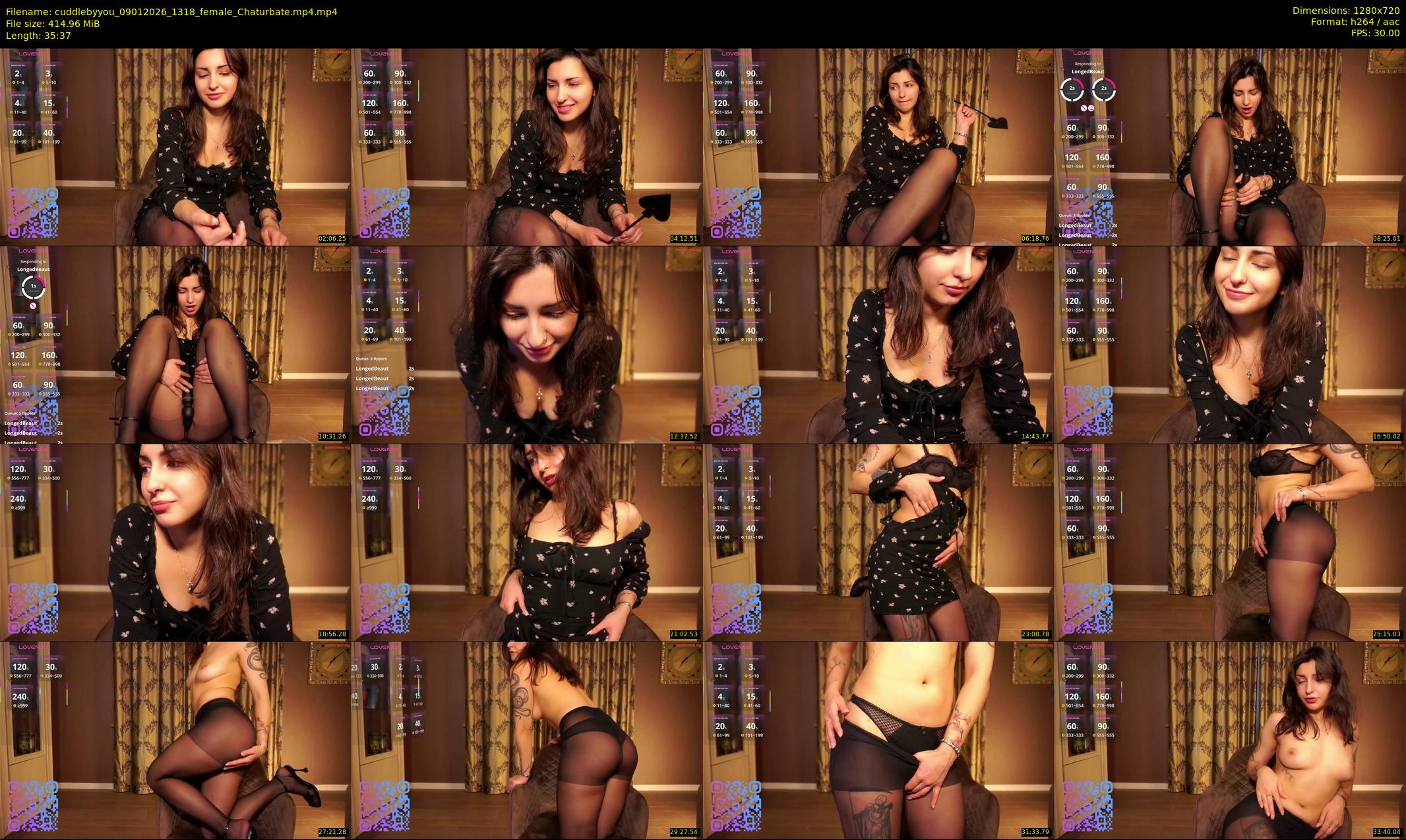 cuddlebyyou — 36 minute Chaturbate female cam show recording, 720p, Jan 9, 2026