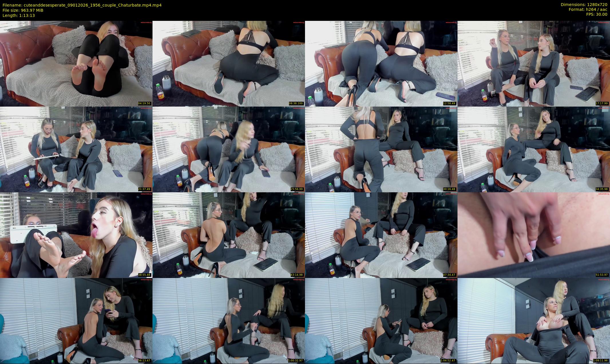 cuteanddesesperate — 74 minute Chaturbate female cam show recording, 720p, Jan 9, 2026