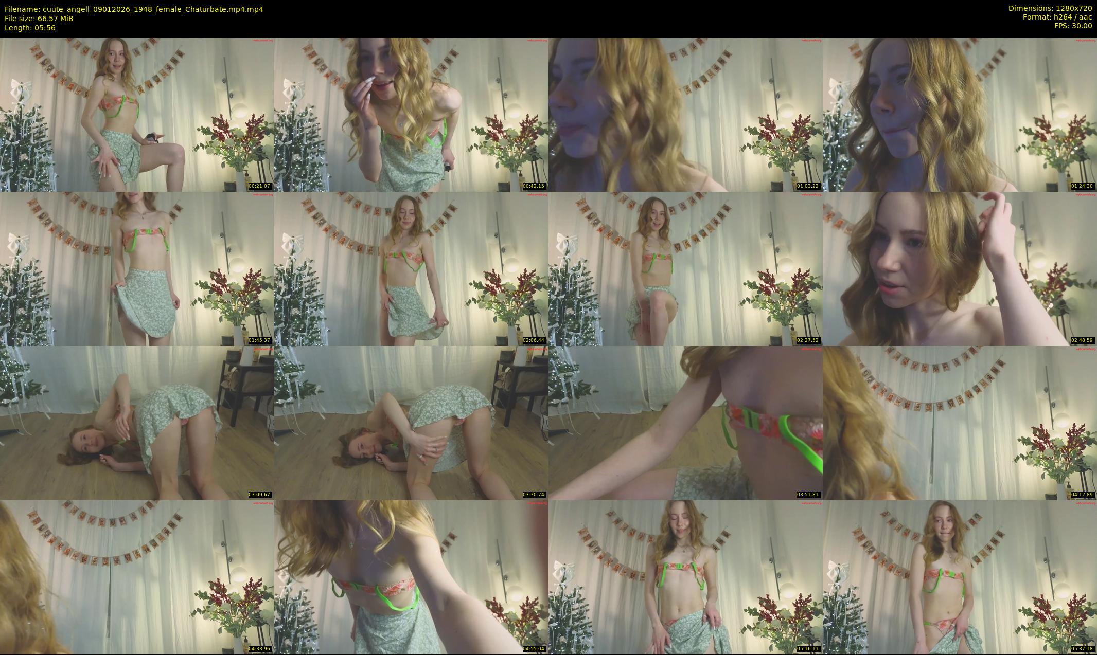 cuute_angell — 6 minute Chaturbate female cam show recording, 720p, Jan 9, 2026