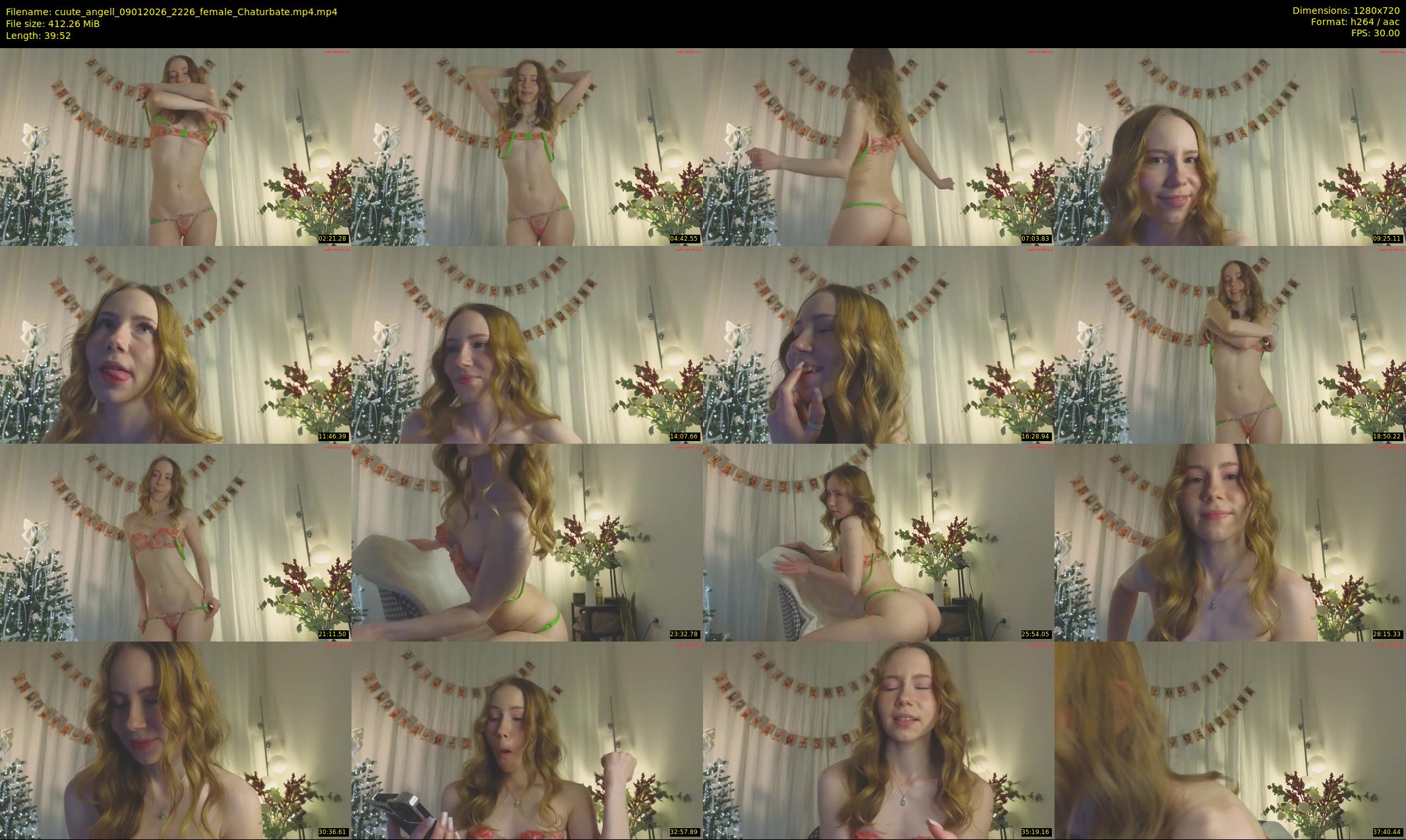 cuute_angell — 40 minute Chaturbate female cam show recording, 720p, Jan 9, 2026