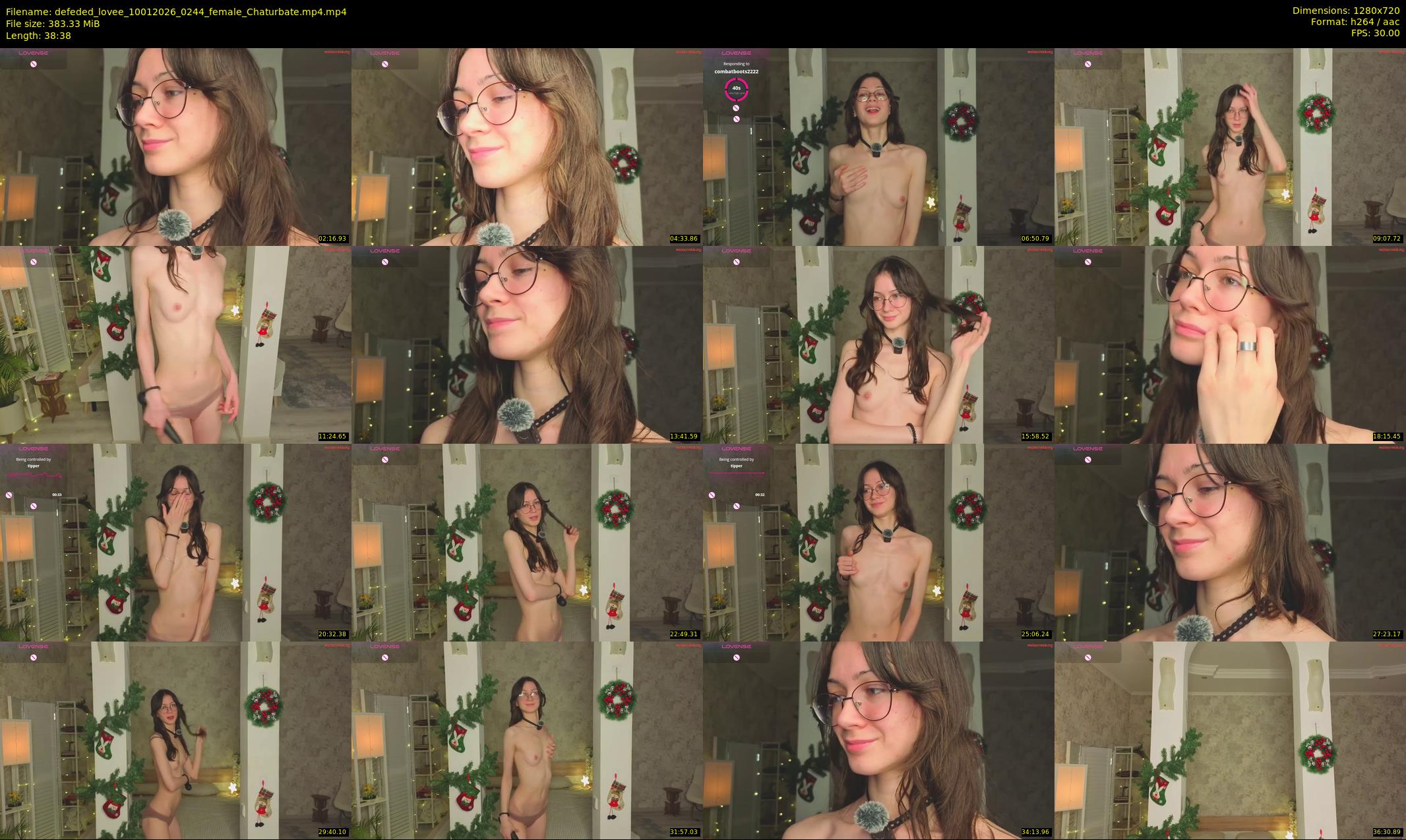 defeded_lovee — 39 minute Chaturbate female cam show recording, 720p, Jan 10, 2026