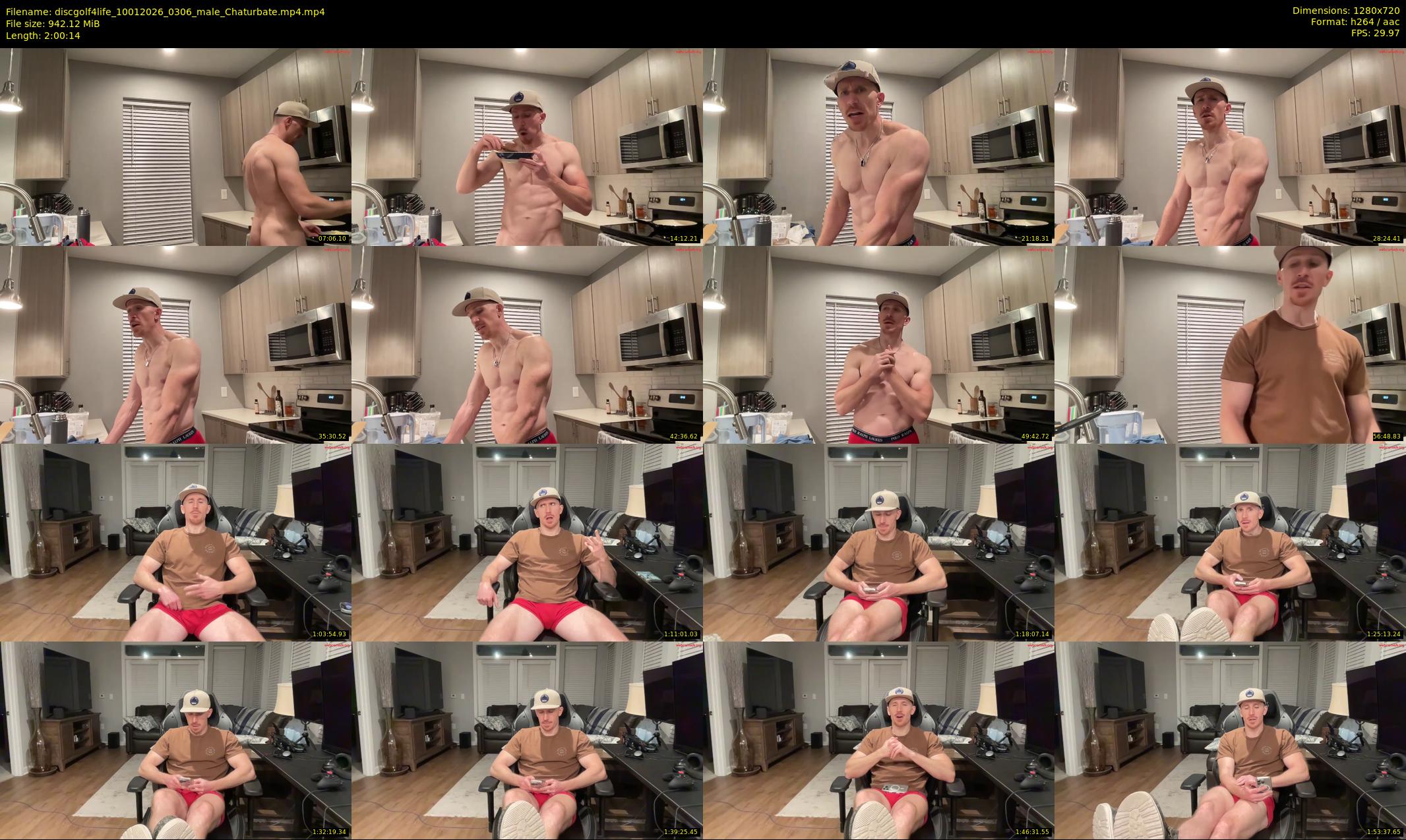 discgolf4life — 121 minute Chaturbate male cam show recording, 720p, Jan 10, 2026