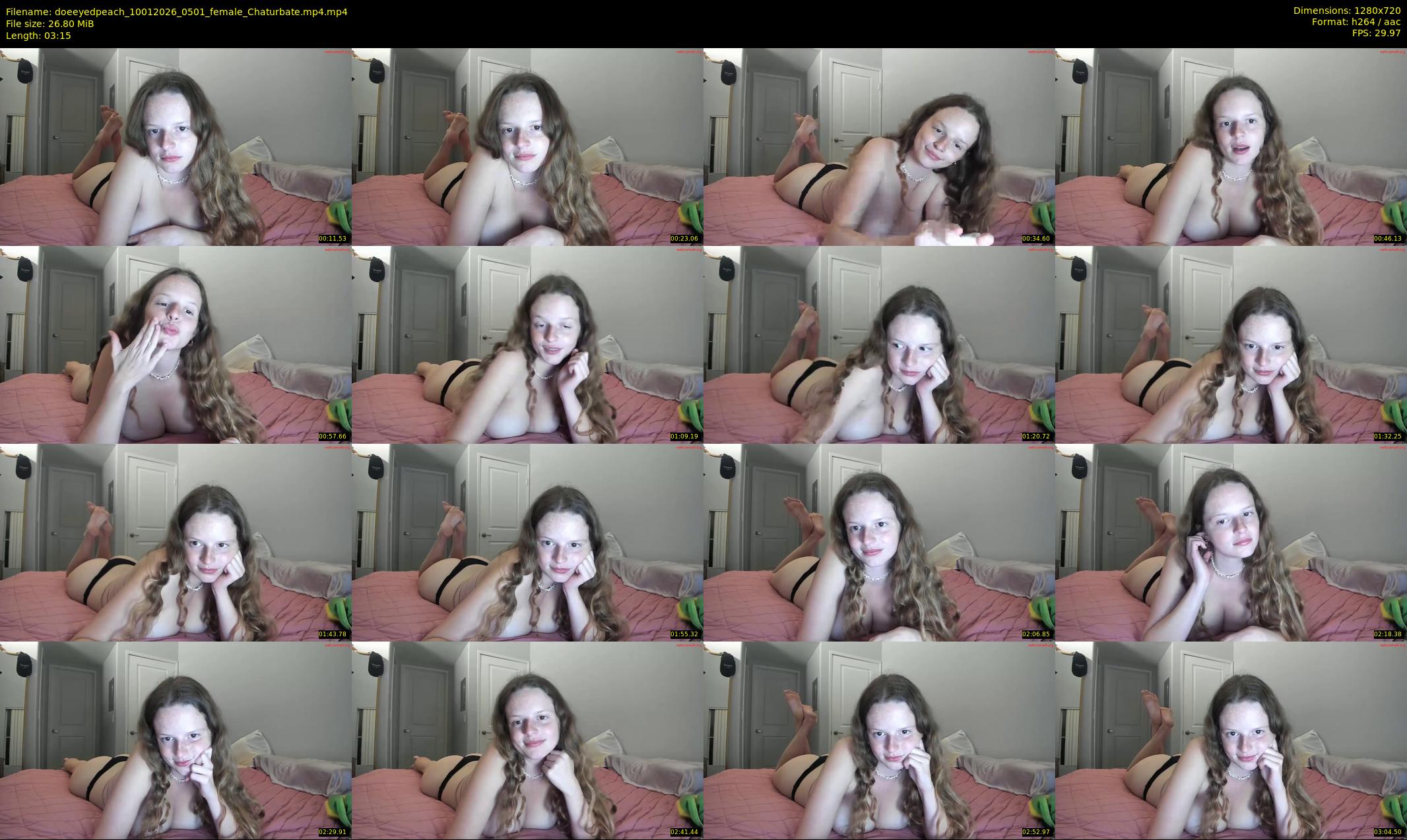 doeeyedpeach — 4 minute Chaturbate female cam show recording, 720p, Jan 10, 2026