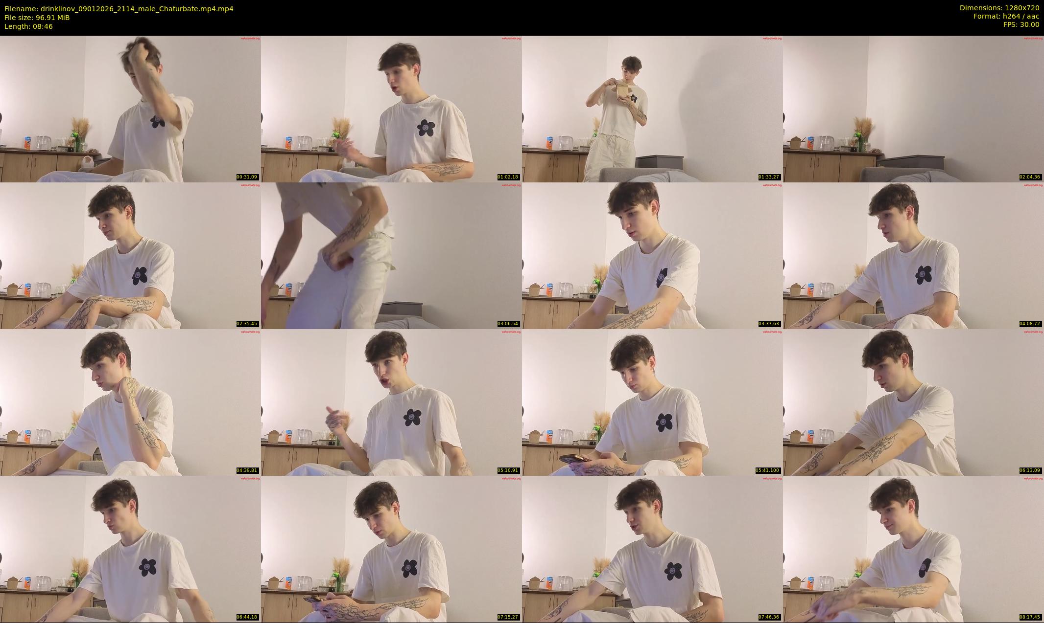 drinklinov — 9 minute Chaturbate male cam show recording, 720p, Jan 9, 2026