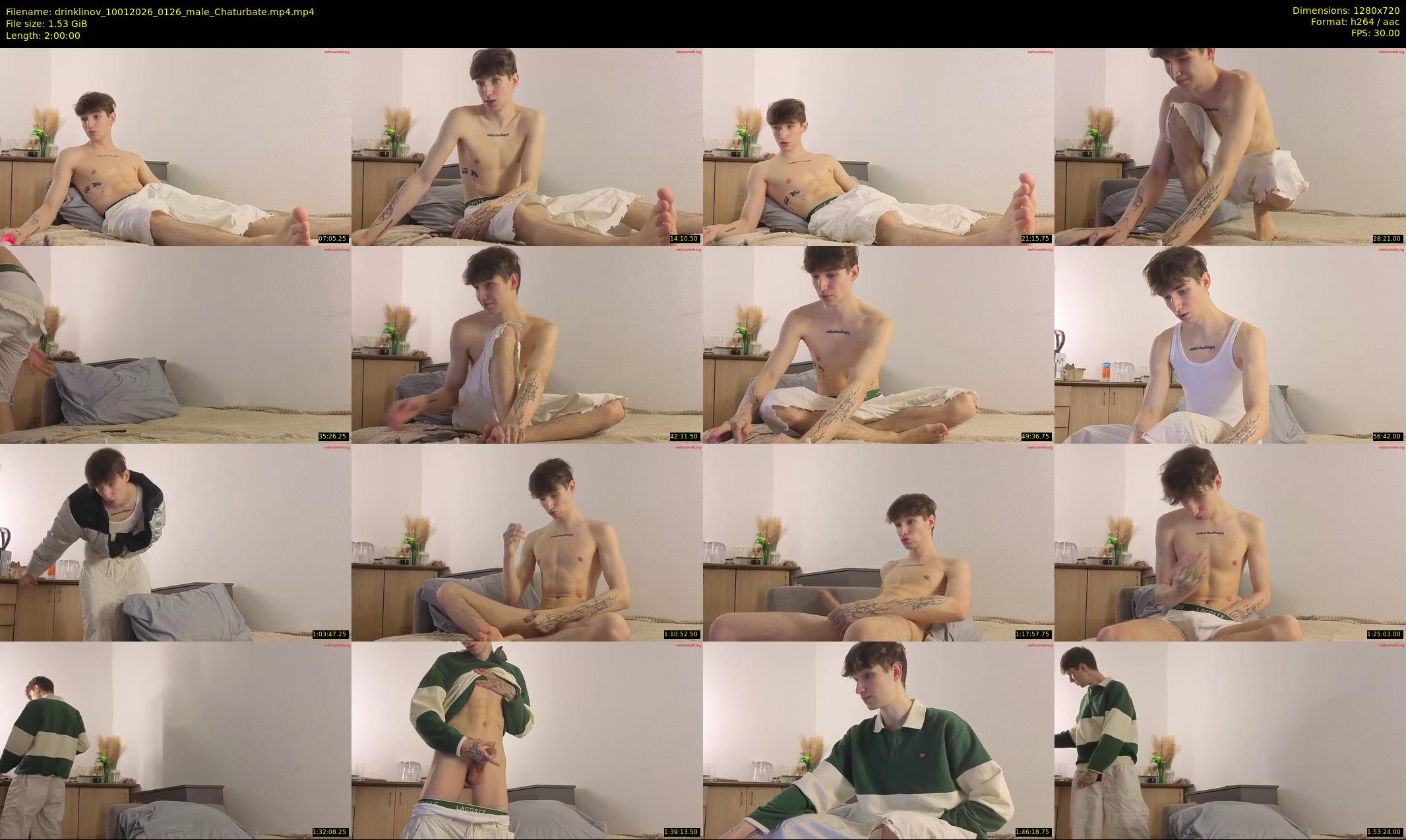 drinklinov — 120 minute Chaturbate male cam show recording, 720p, Jan 10, 2026
