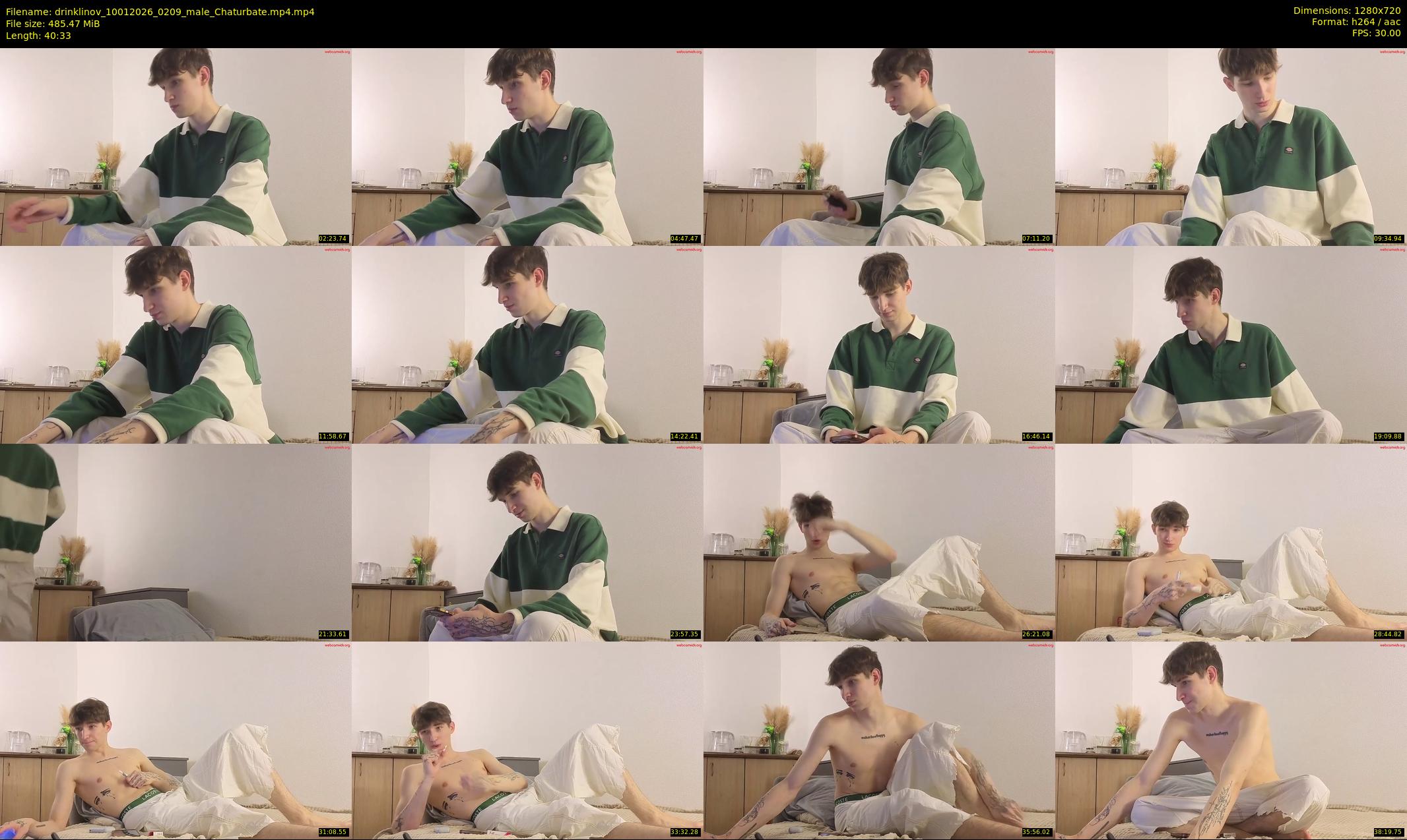 drinklinov — 41 minute Chaturbate male cam show recording, 720p, Jan 10, 2026
