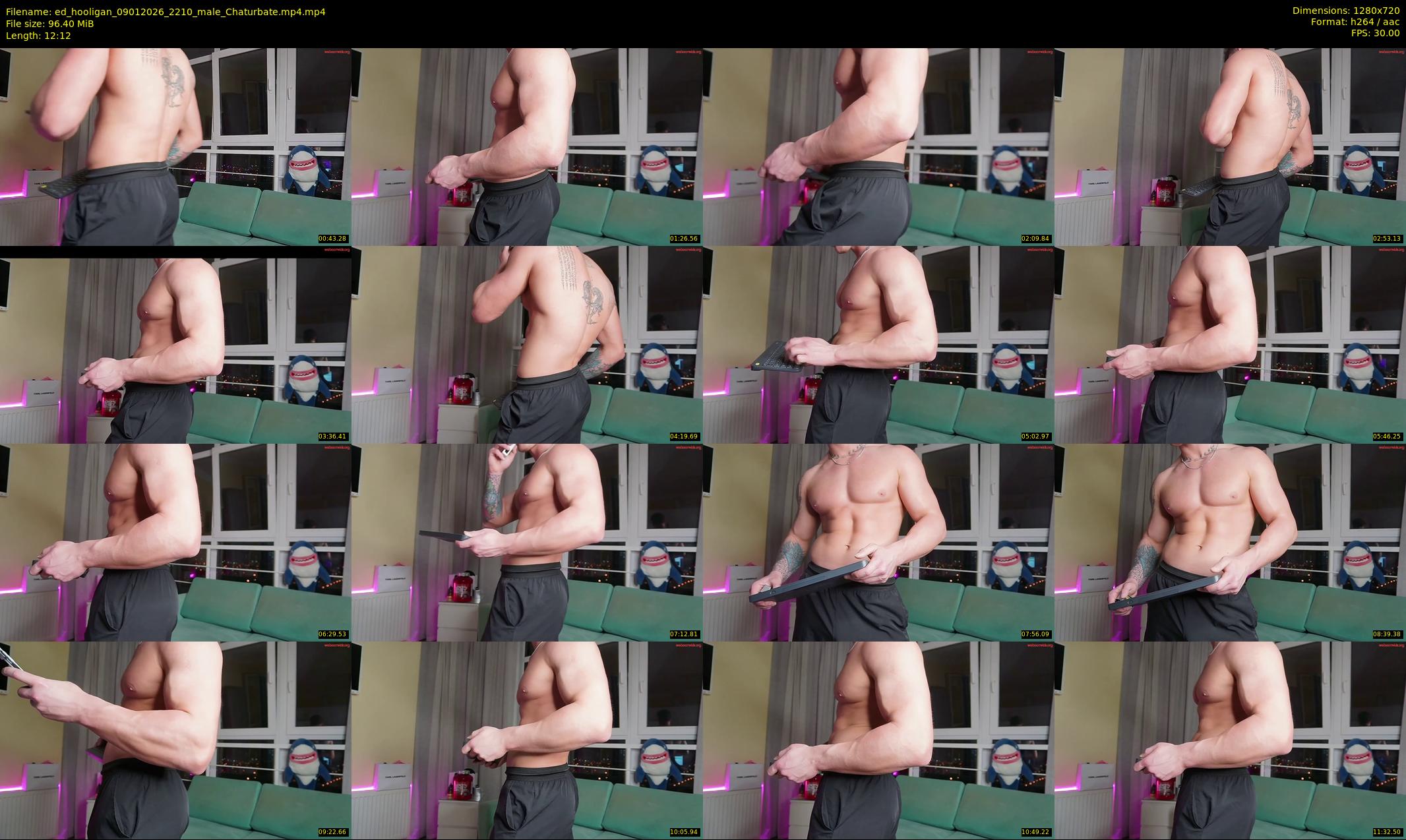 ed_hooligan — 13 minute Chaturbate male cam show recording, 720p, Jan 9, 2026