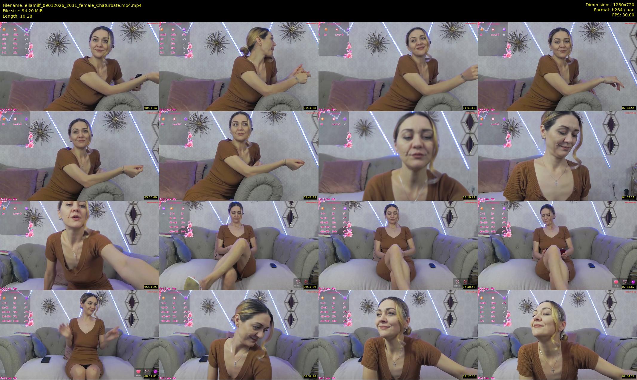 ellamilf — 11 minute Chaturbate female cam show recording, 720p, Jan 9, 2026