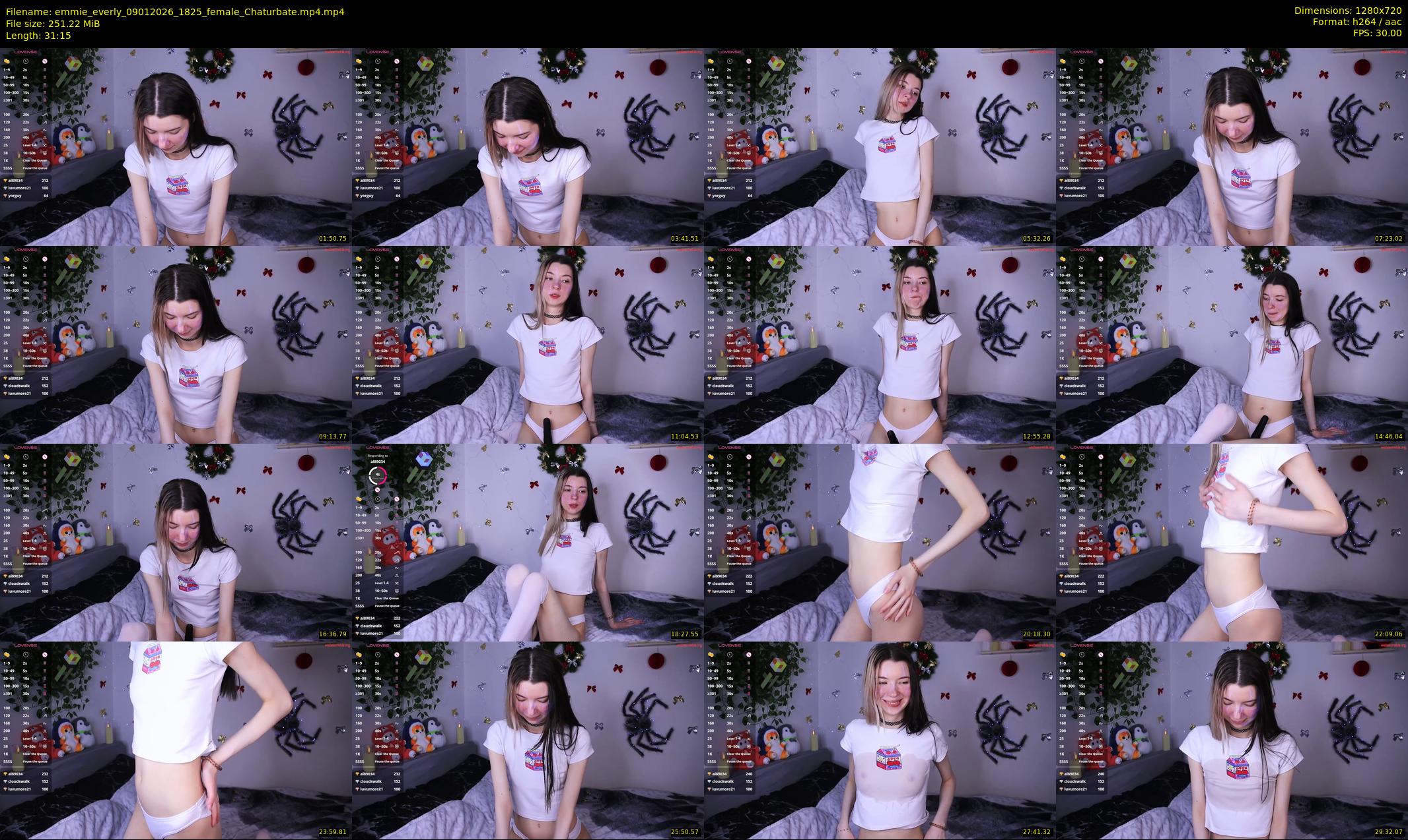 emmie_everly — 32 minute Chaturbate female cam show recording, 720p, Jan 9, 2026