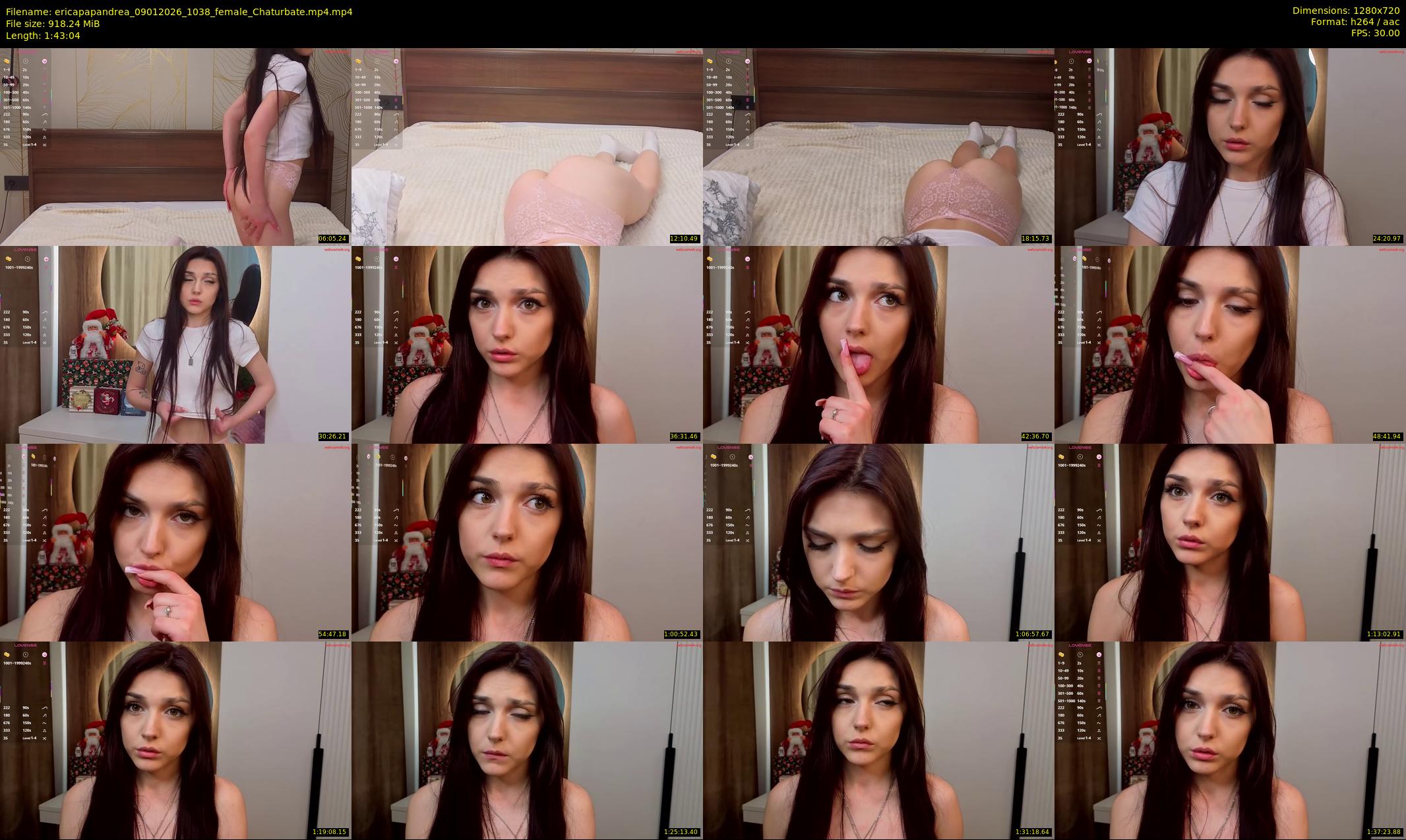ericapapandrea — 104 minute Chaturbate female cam show recording, 720p, Jan 9, 2026