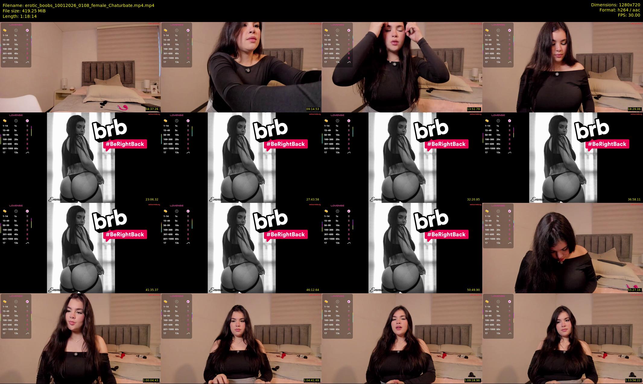 erotic_boobs — 79 minute Chaturbate female cam show recording, 720p, Jan 10, 2026