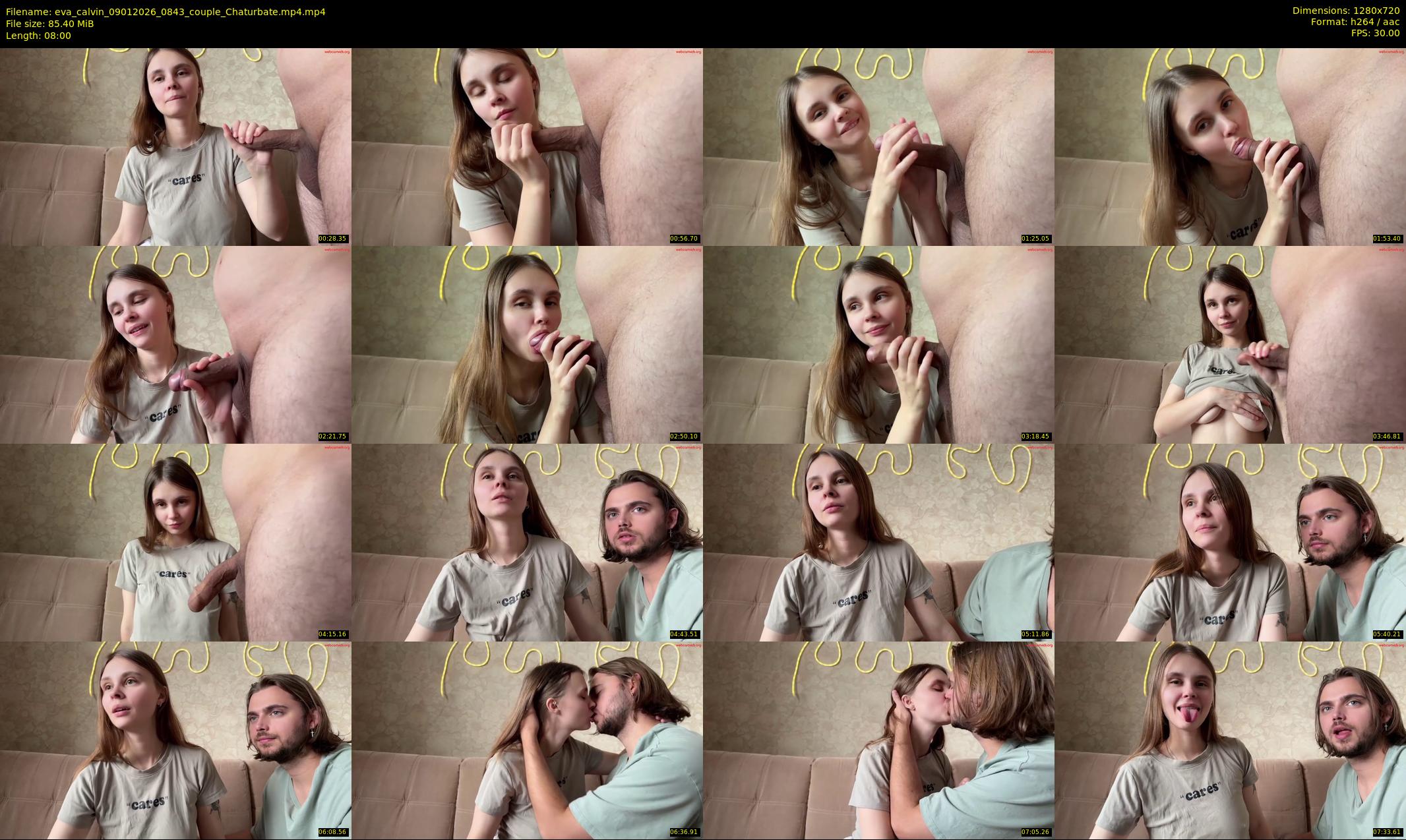 eva_calvin — 8 minute Chaturbate couple cam show recording, 720p, Jan 9, 2026
