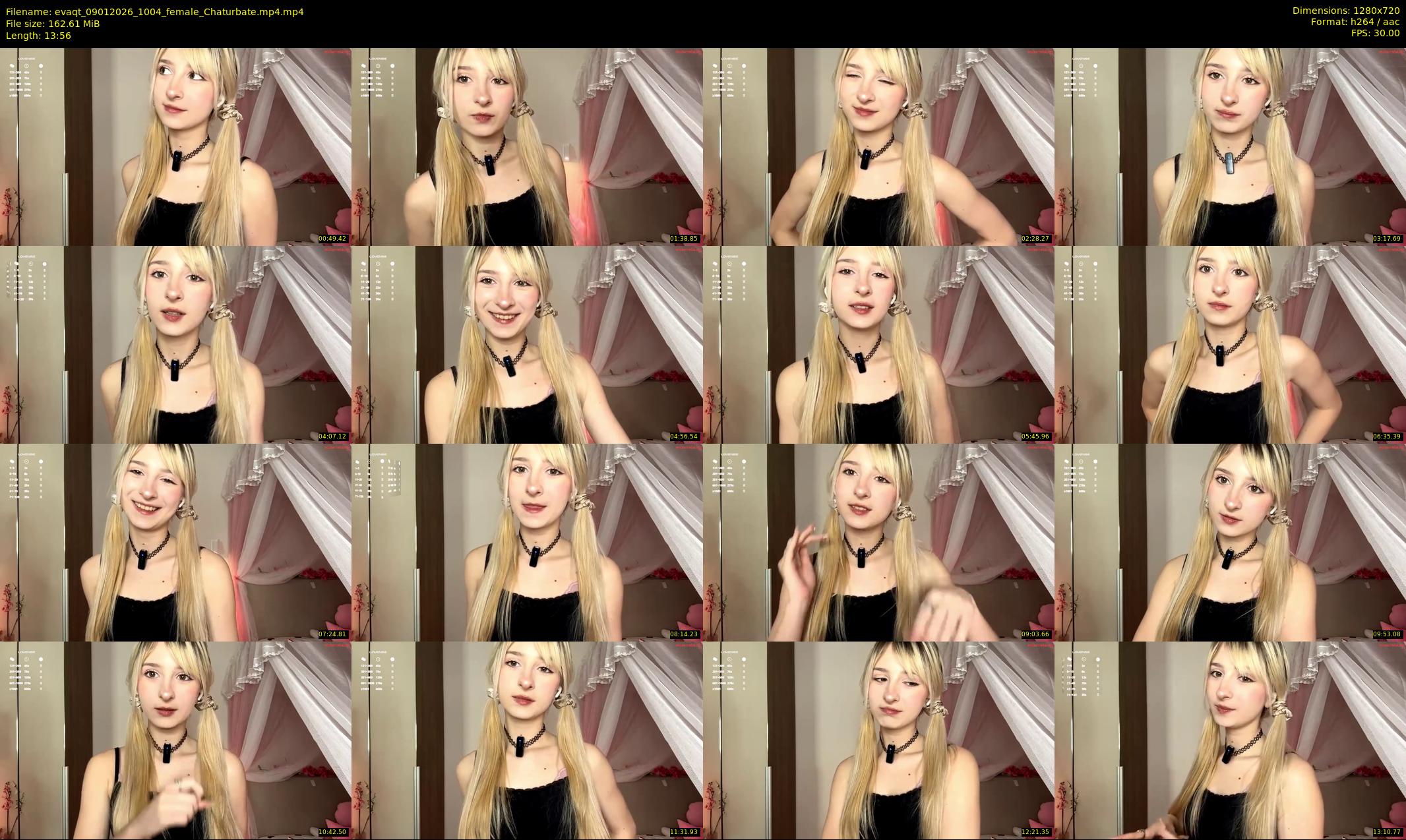 evaqt — 14 minute Chaturbate female cam show recording, 720p, Jan 9, 2026