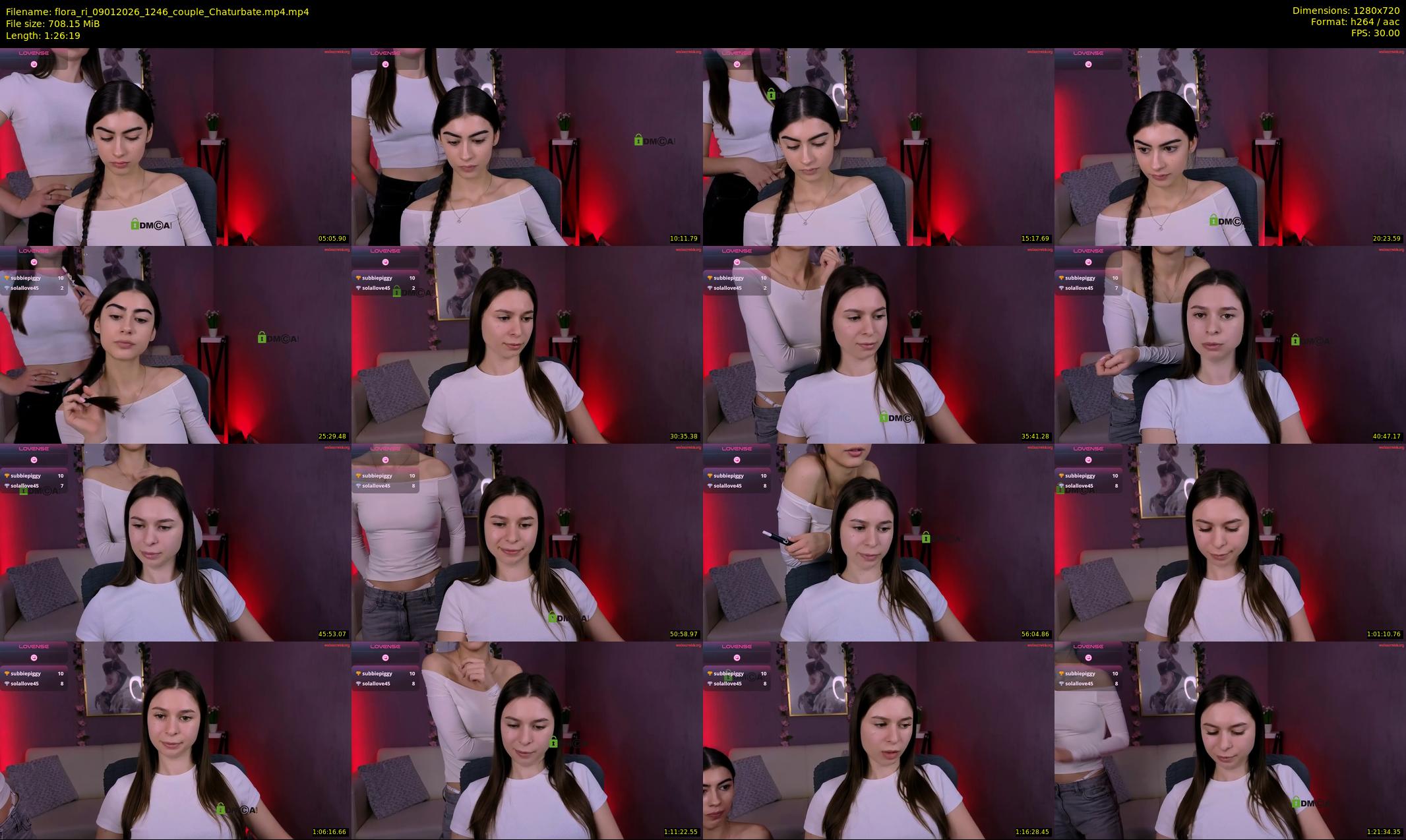 flora_ri — 87 minute Chaturbate female cam show recording, 720p, Jan 9, 2026