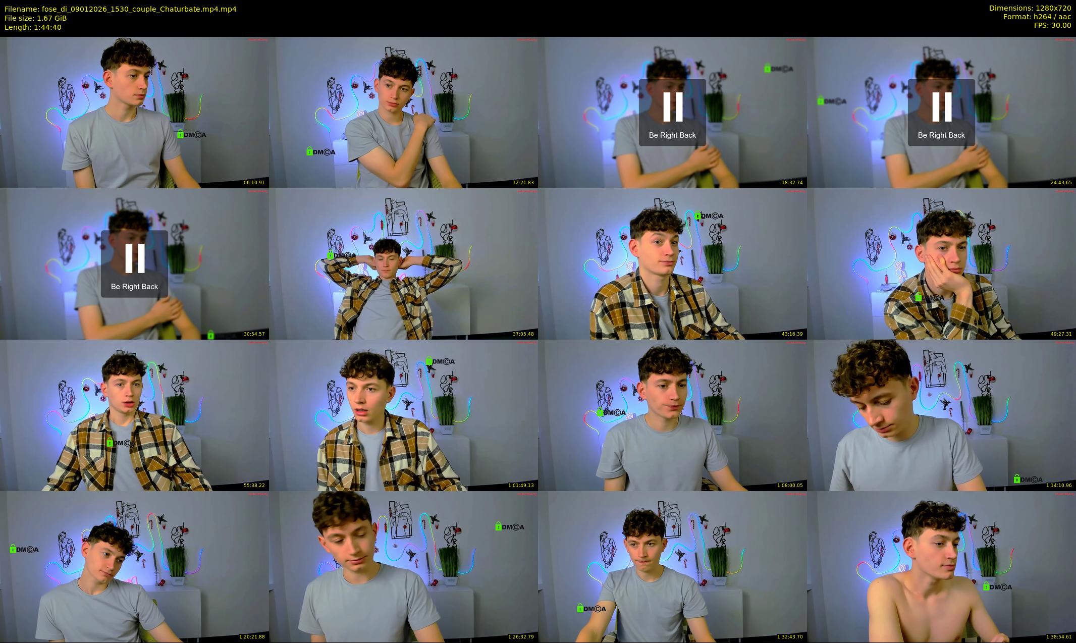 fose_di — 105 minute Chaturbate male cam show recording, 720p, Jan 9, 2026