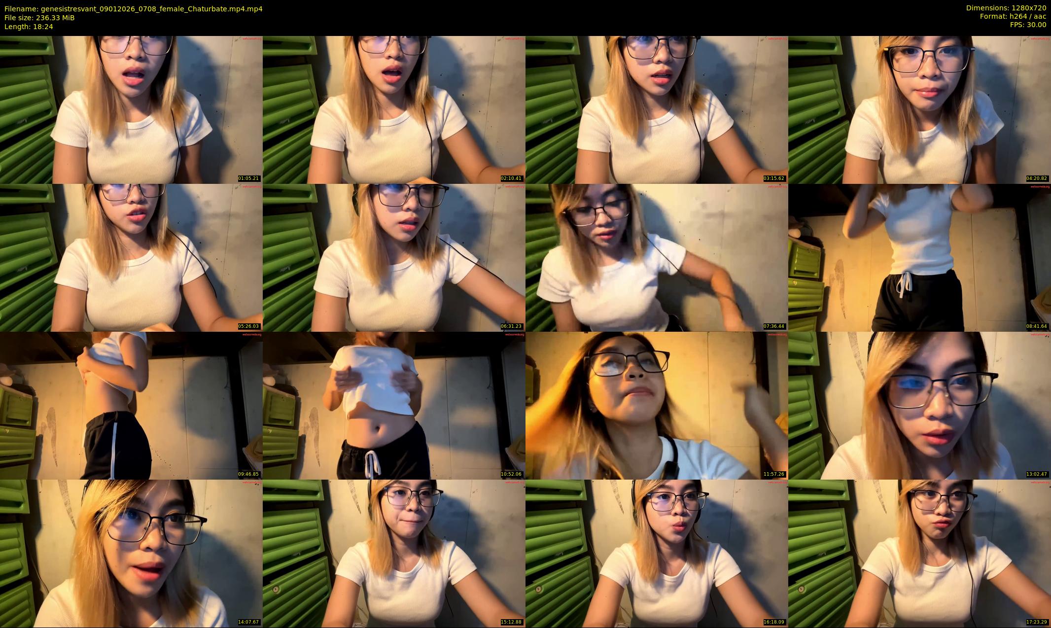 genesistresvant — 19 minute Chaturbate female cam show recording, 720p, Jan 9, 2026