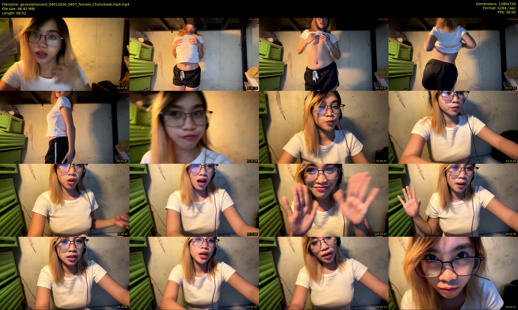 genesistresvant — 7 minute Chaturbate female cam show recording, 720p, Jan 9, 2026