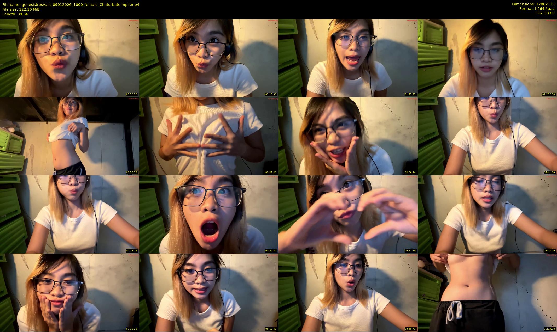 genesistresvant — 10 minute Chaturbate female cam show recording, 720p, Jan 9, 2026