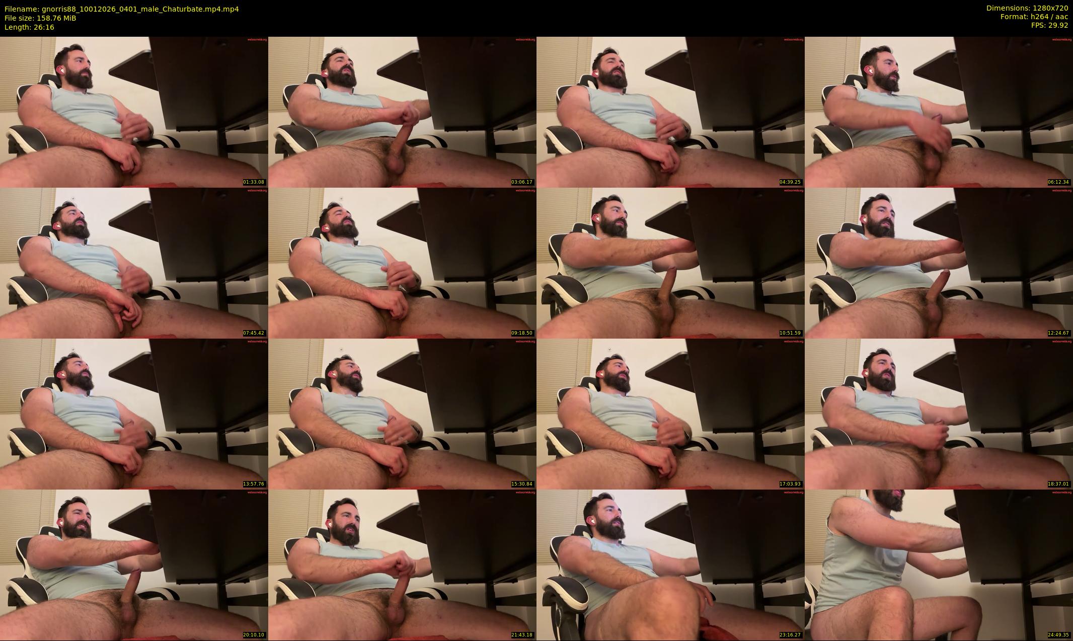 gnorris88 — 27 minute Chaturbate male cam show recording, 720p, Jan 10, 2026
