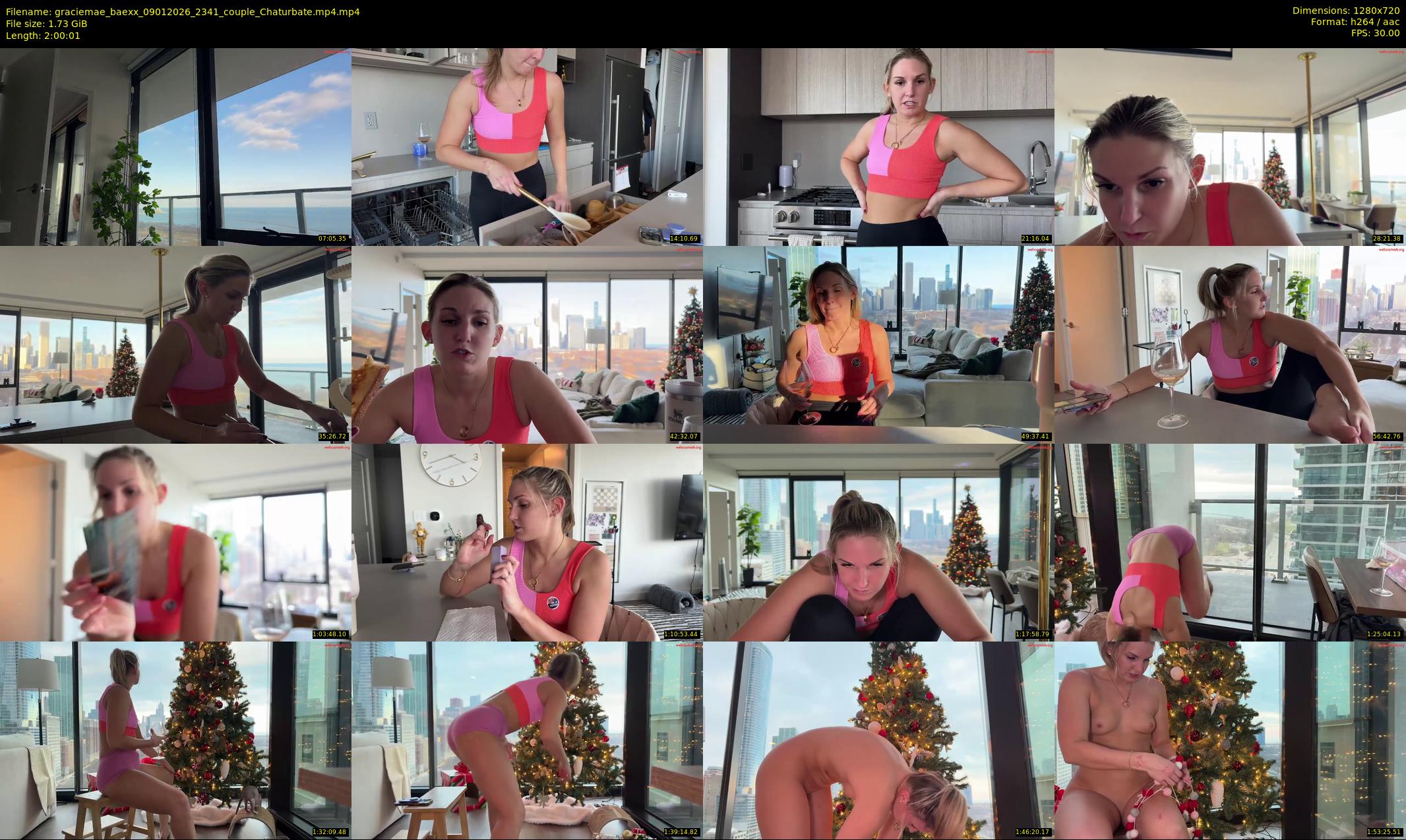 graciemae_baexx — 121 minute Chaturbate female cam show recording, 720p, Jan 9, 2026