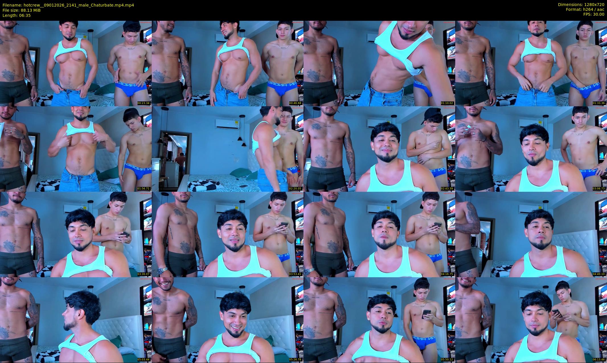 hotcrew_ — 7 minute Chaturbate male cam show recording, 720p, Jan 9, 2026