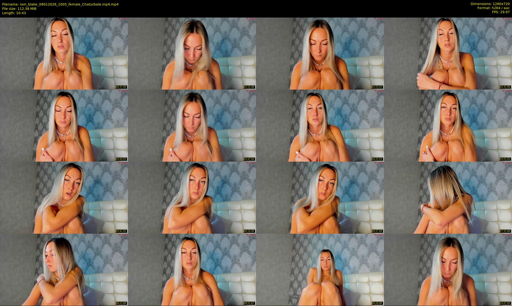 iam_blake — 11 minute Chaturbate female cam show recording, 720p, Jan 9, 2026