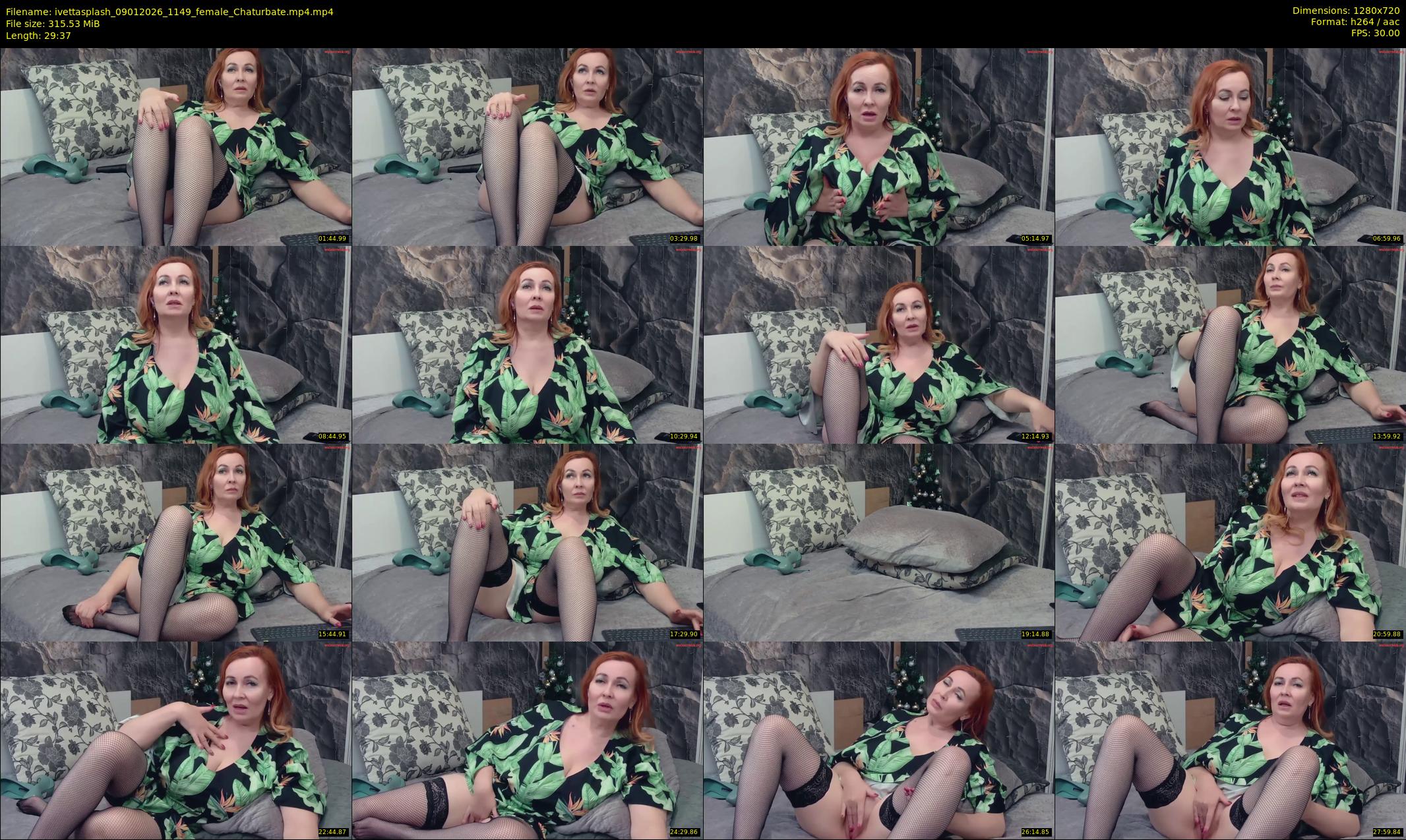 ivettasplash — 30 minute Chaturbate female cam show recording, 720p, Jan 9, 2026