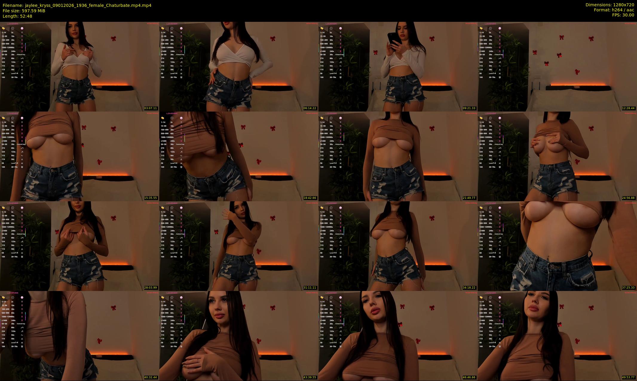 jaylee_kryss — 53 minute Chaturbate female cam show recording, 720p, Jan 9, 2026