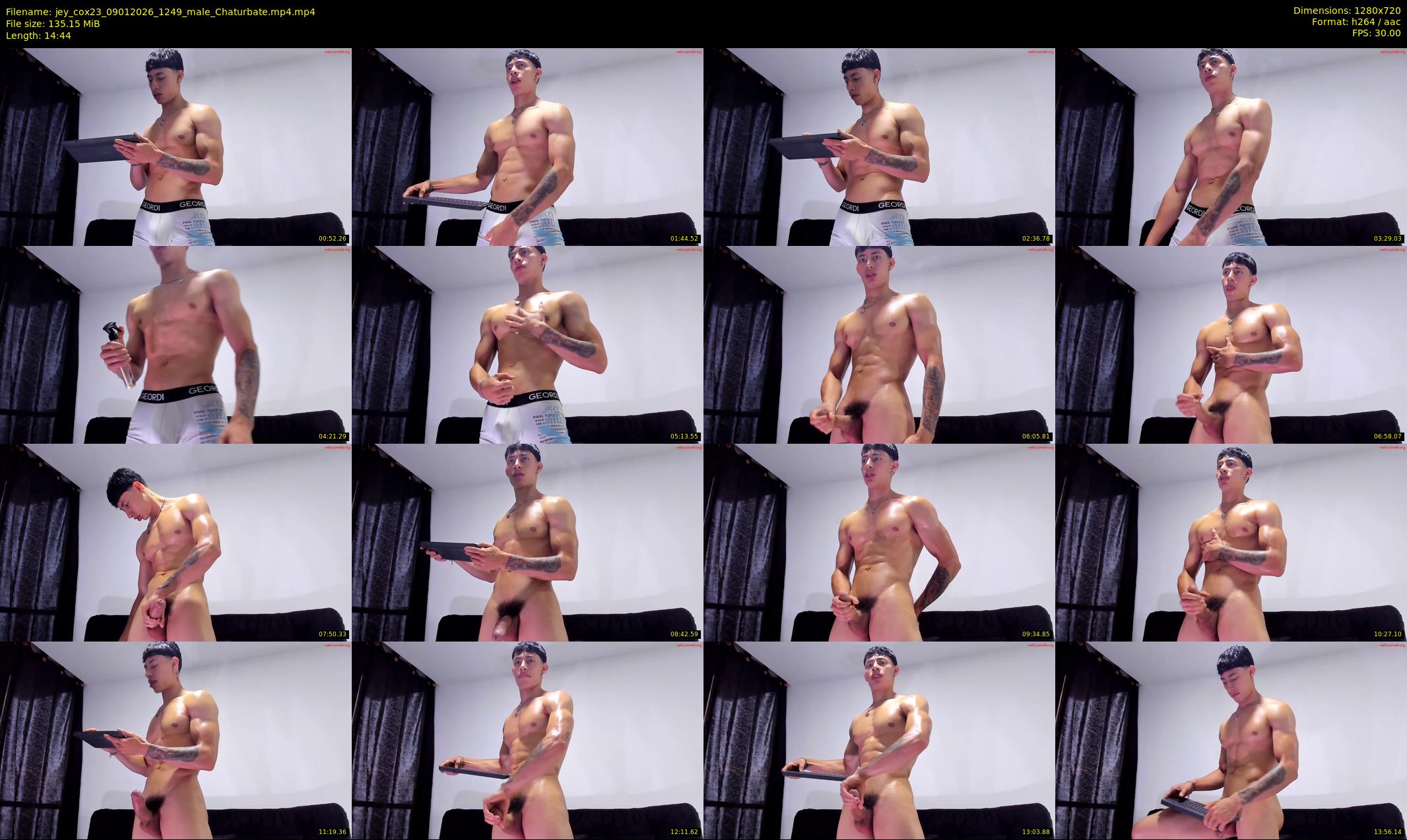 jey_cox23 — 15 minute Chaturbate male cam show recording, 720p, Jan 9, 2026