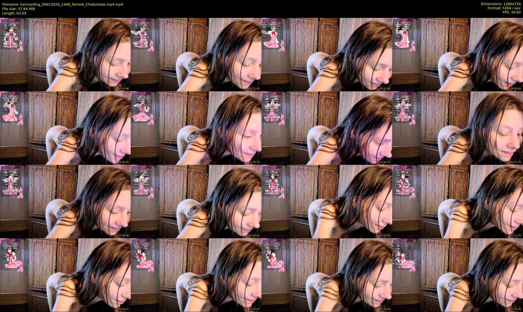 kamisalling — 4 minute Chaturbate female cam show recording, 720p, Jan 9, 2026