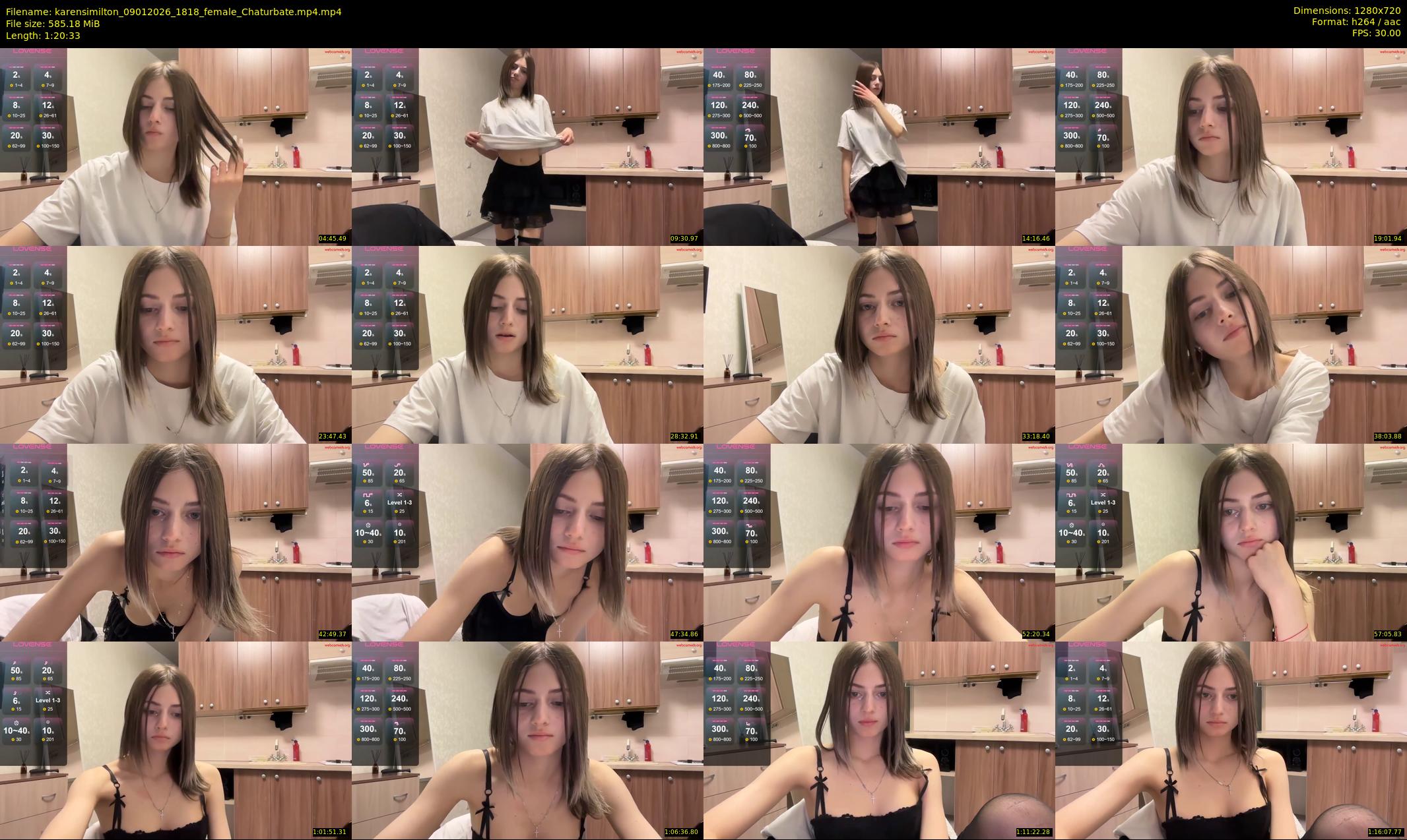 karensimilton — 81 minute Chaturbate female cam show recording, 720p, Jan 9, 2026