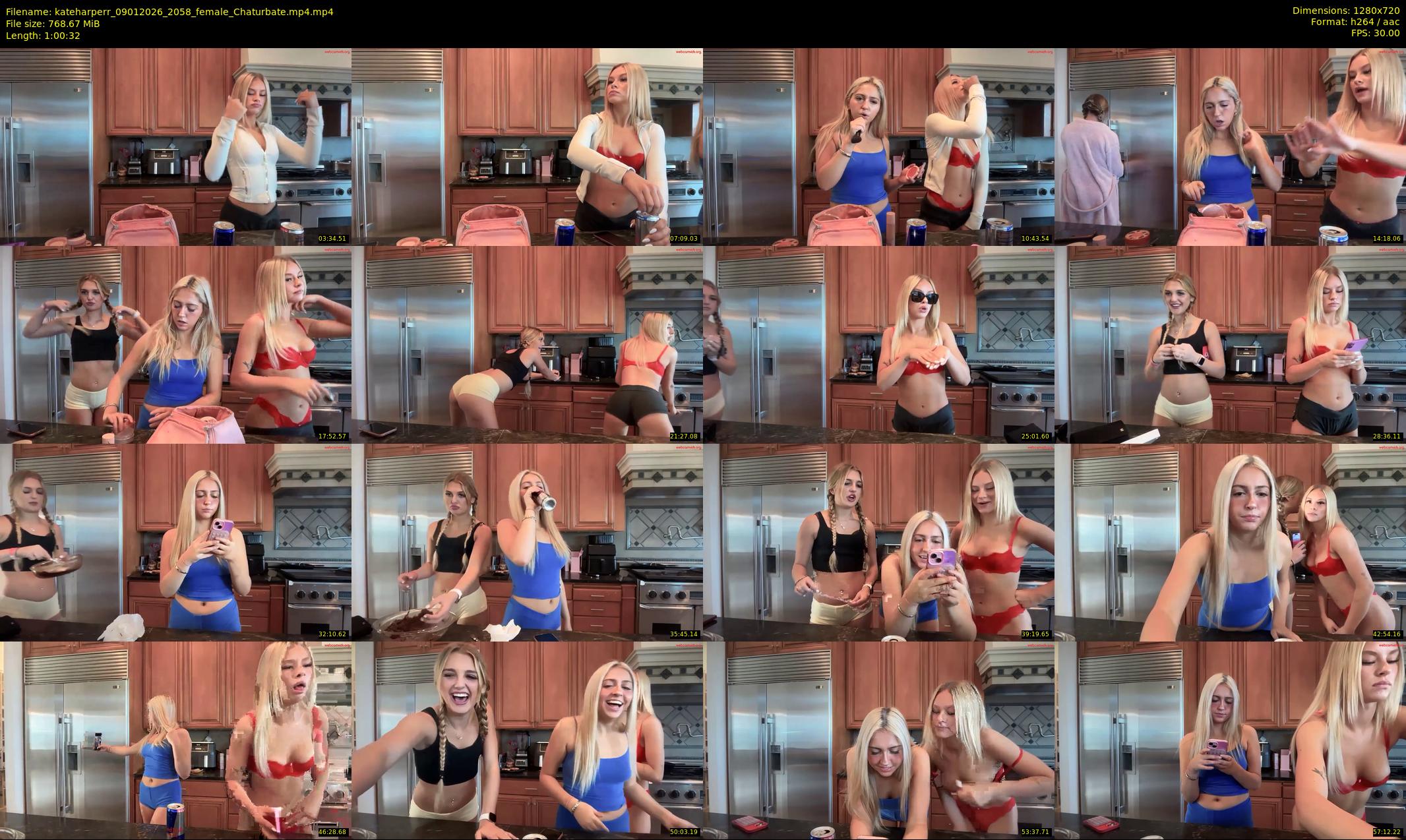 kateharperr — 61 minute Chaturbate female cam show recording, 720p, Jan 9, 2026