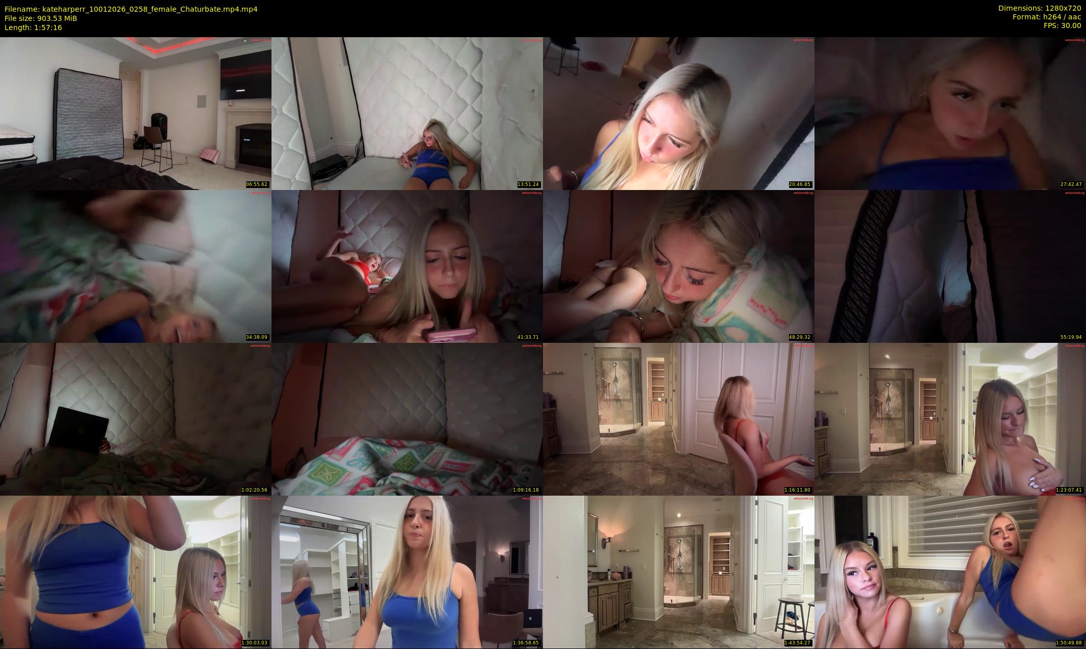 kateharperr — 118 minute Chaturbate female cam show recording, 720p, Jan 10, 2026
