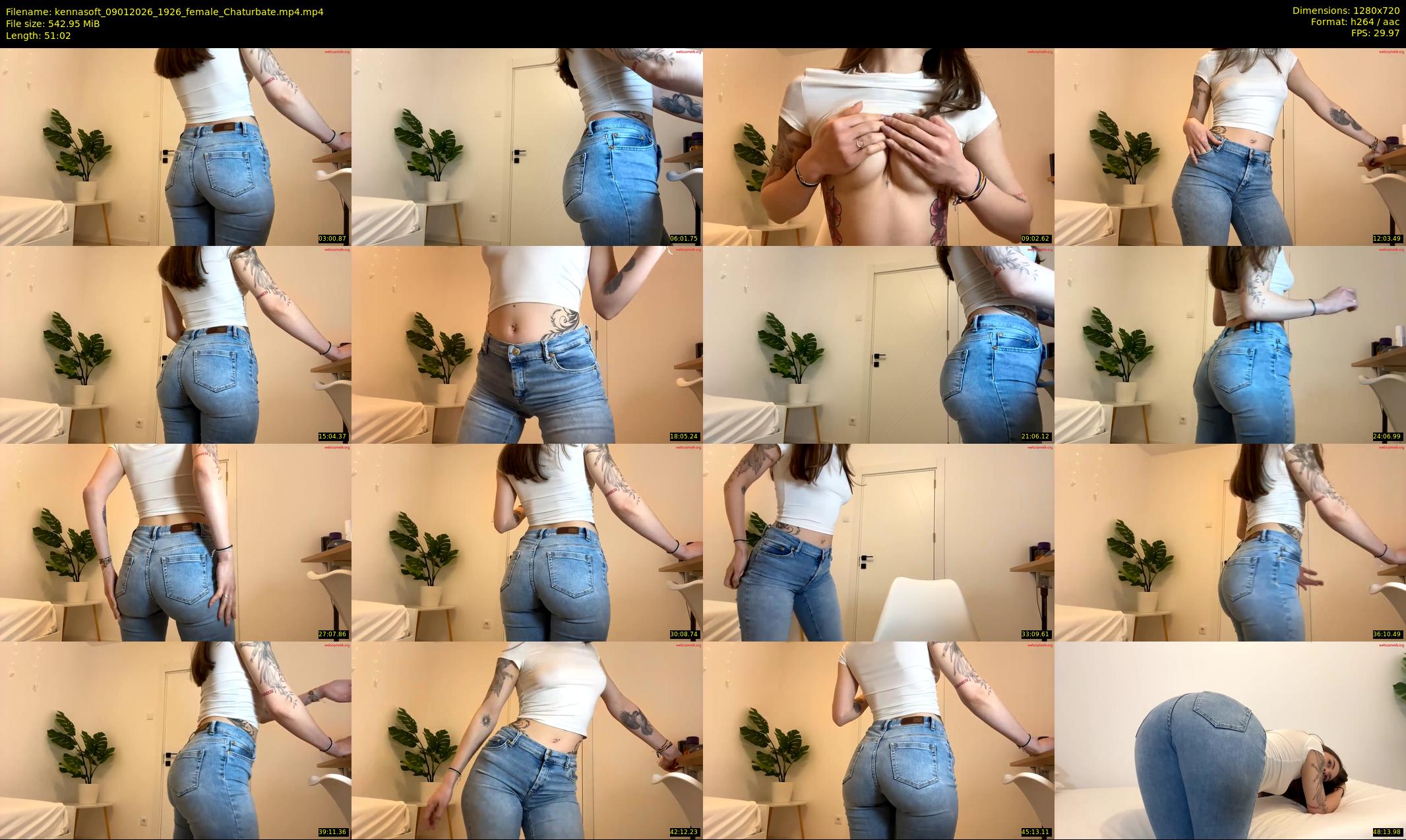 kennasoft — 52 minute Chaturbate female cam show recording, 720p, Jan 9, 2026