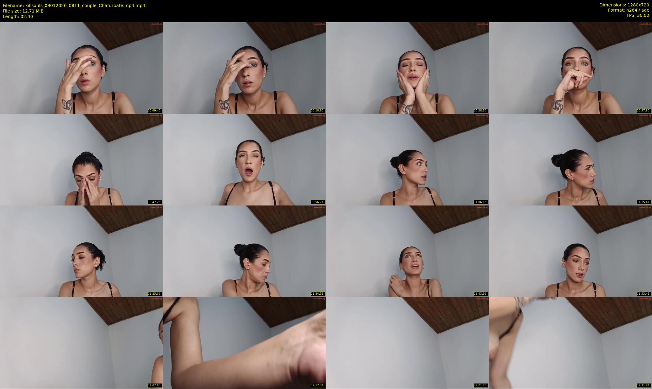 killsouls — 3 minute Chaturbate couple cam show recording, 720p, Jan 9, 2026