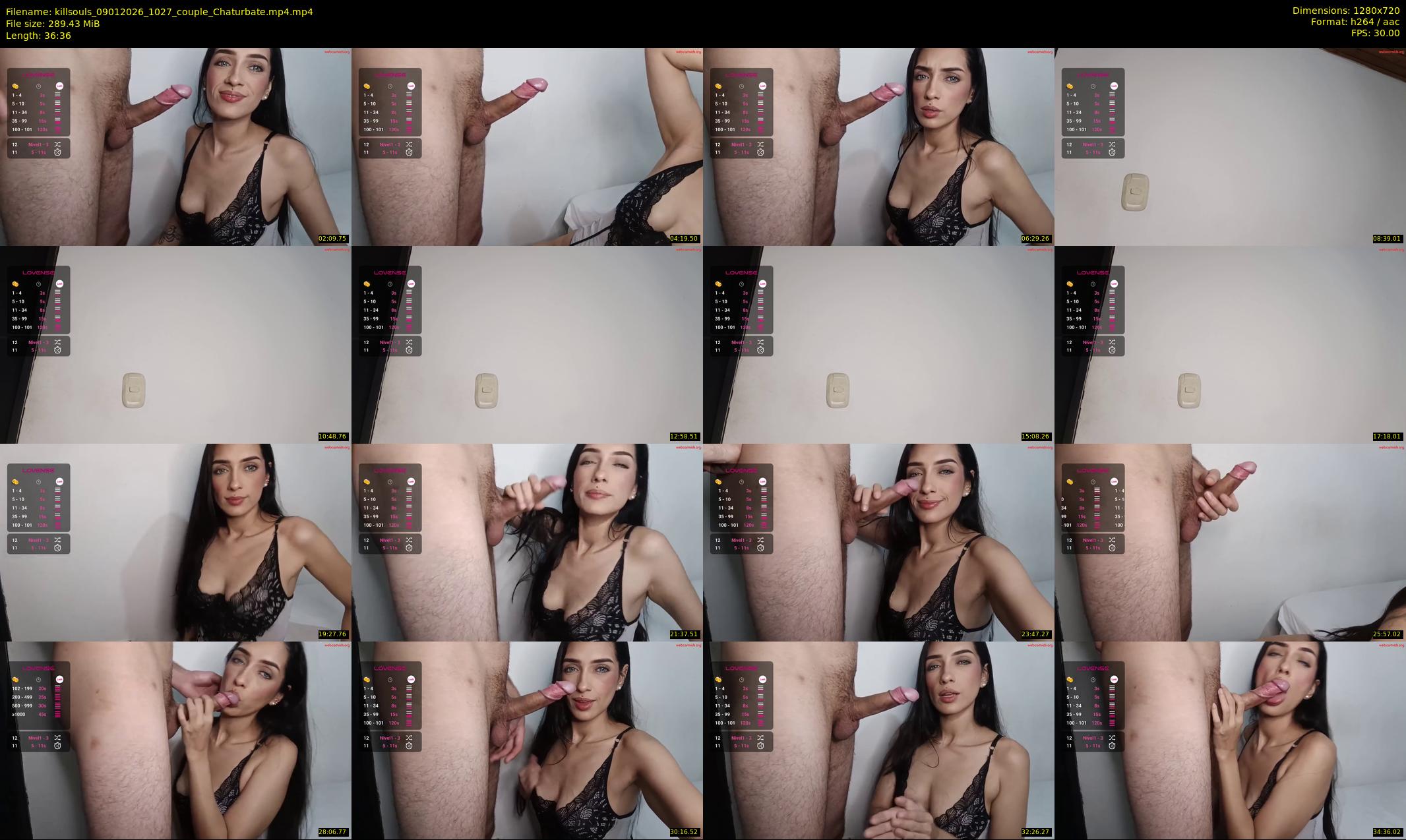 killsouls — 37 minute Chaturbate couple cam show recording, 720p, Jan 9, 2026