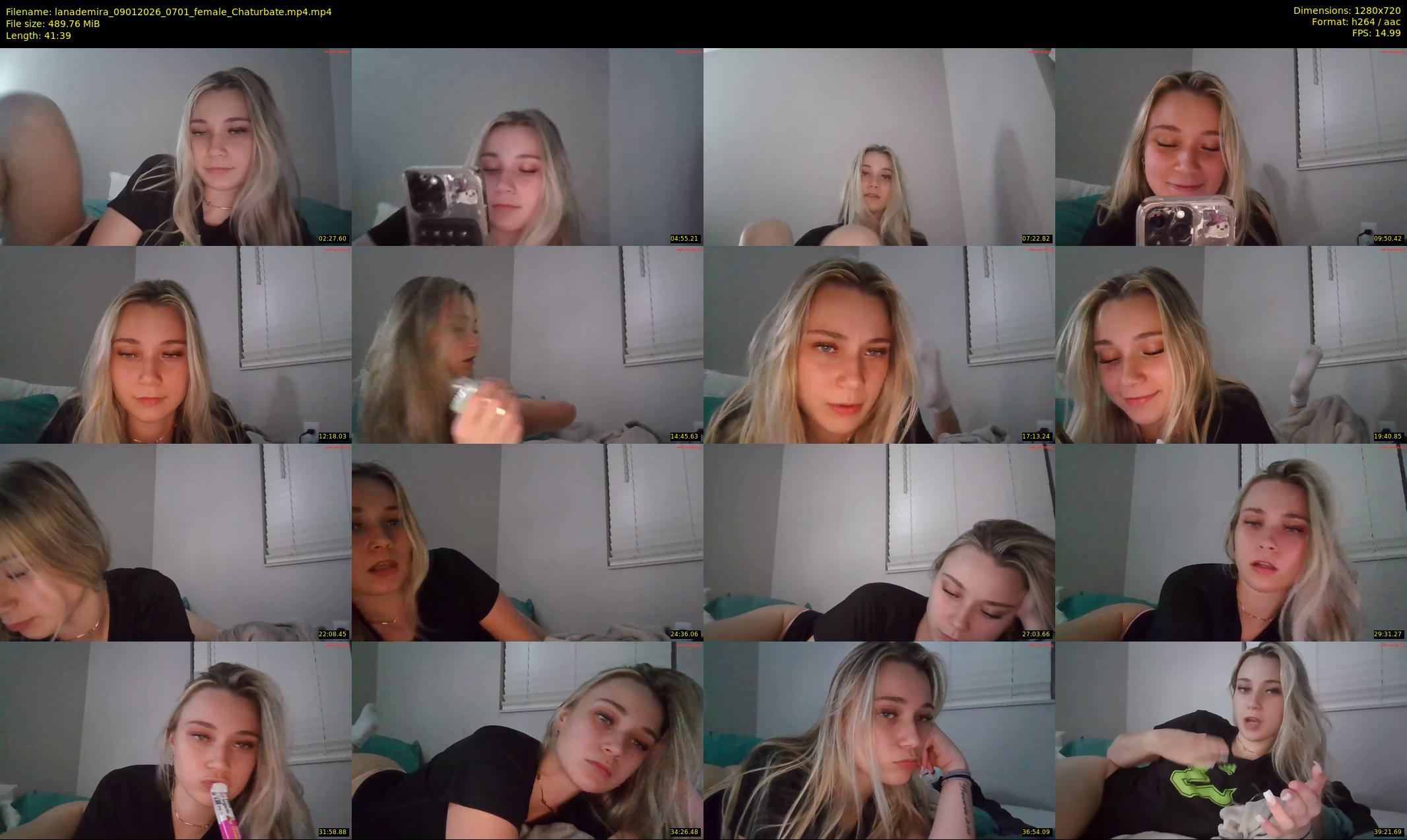 lanademira — 42 minute Chaturbate female cam show recording, 720p, Jan 9, 2026