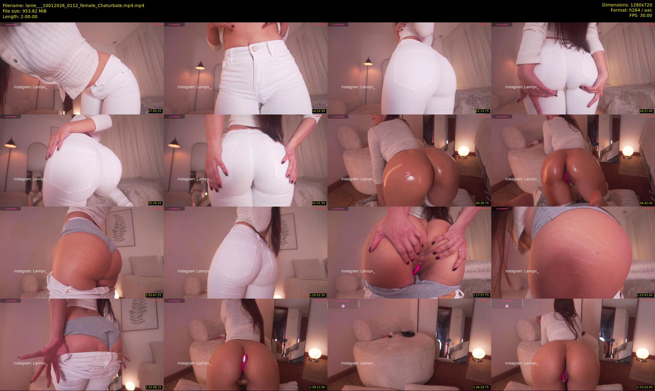 lanie__ — 120 minute Chaturbate female cam show recording, 720p, Jan 10, 2026