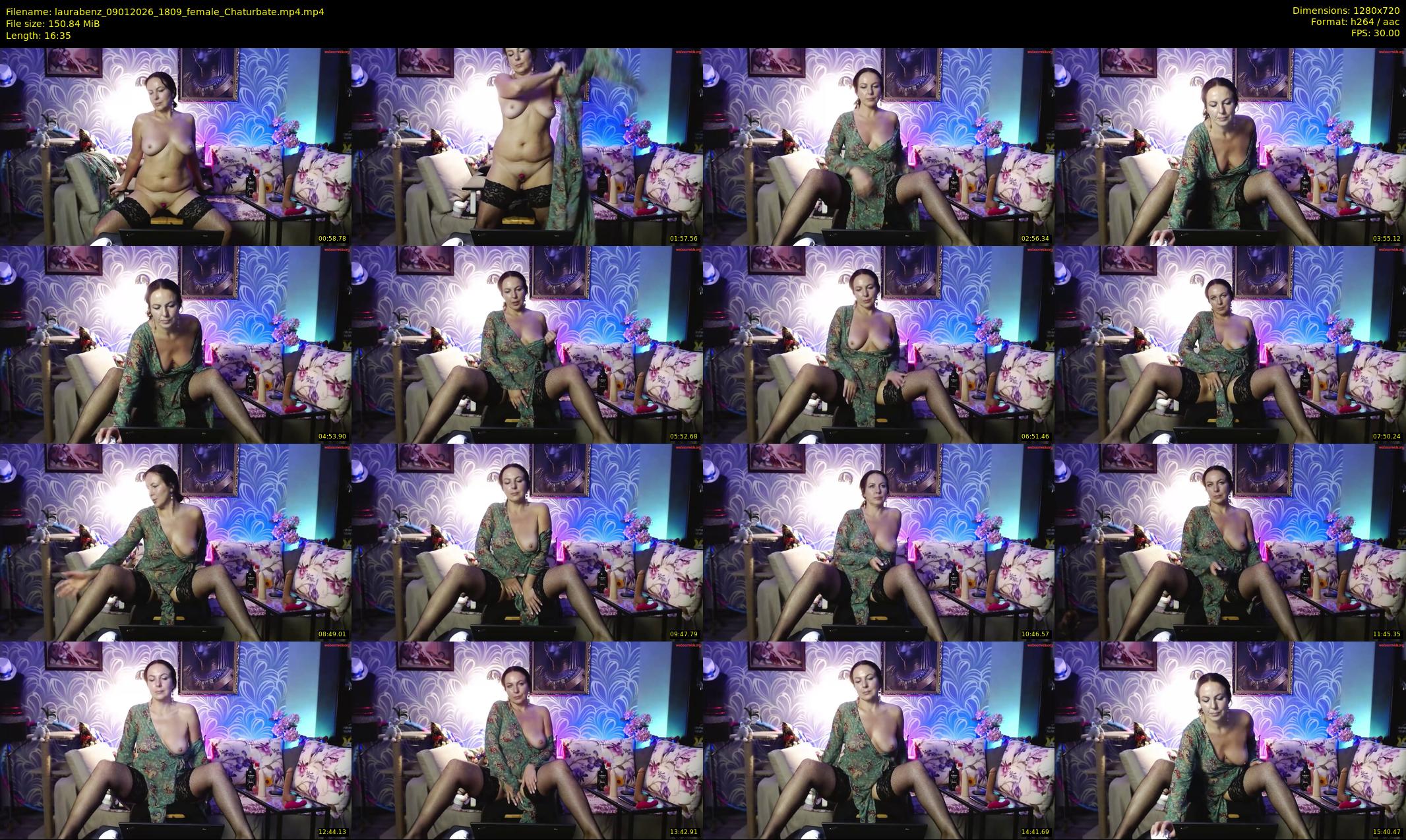 laurabenz — 17 minute Chaturbate female cam show recording, 720p, Jan 9, 2026