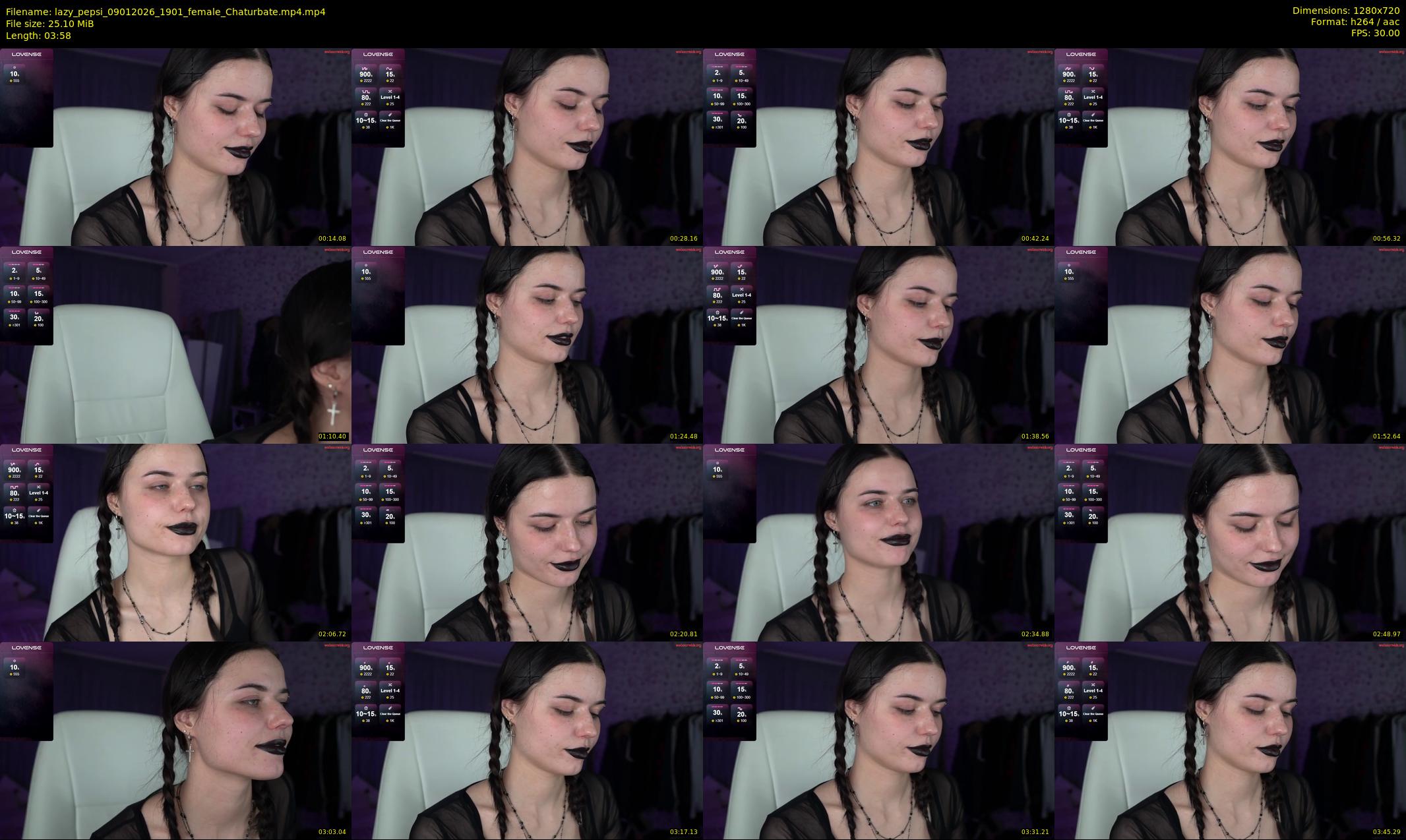 lazy_pepsi — 4 minute Chaturbate female cam show recording, 720p, Jan 9, 2026