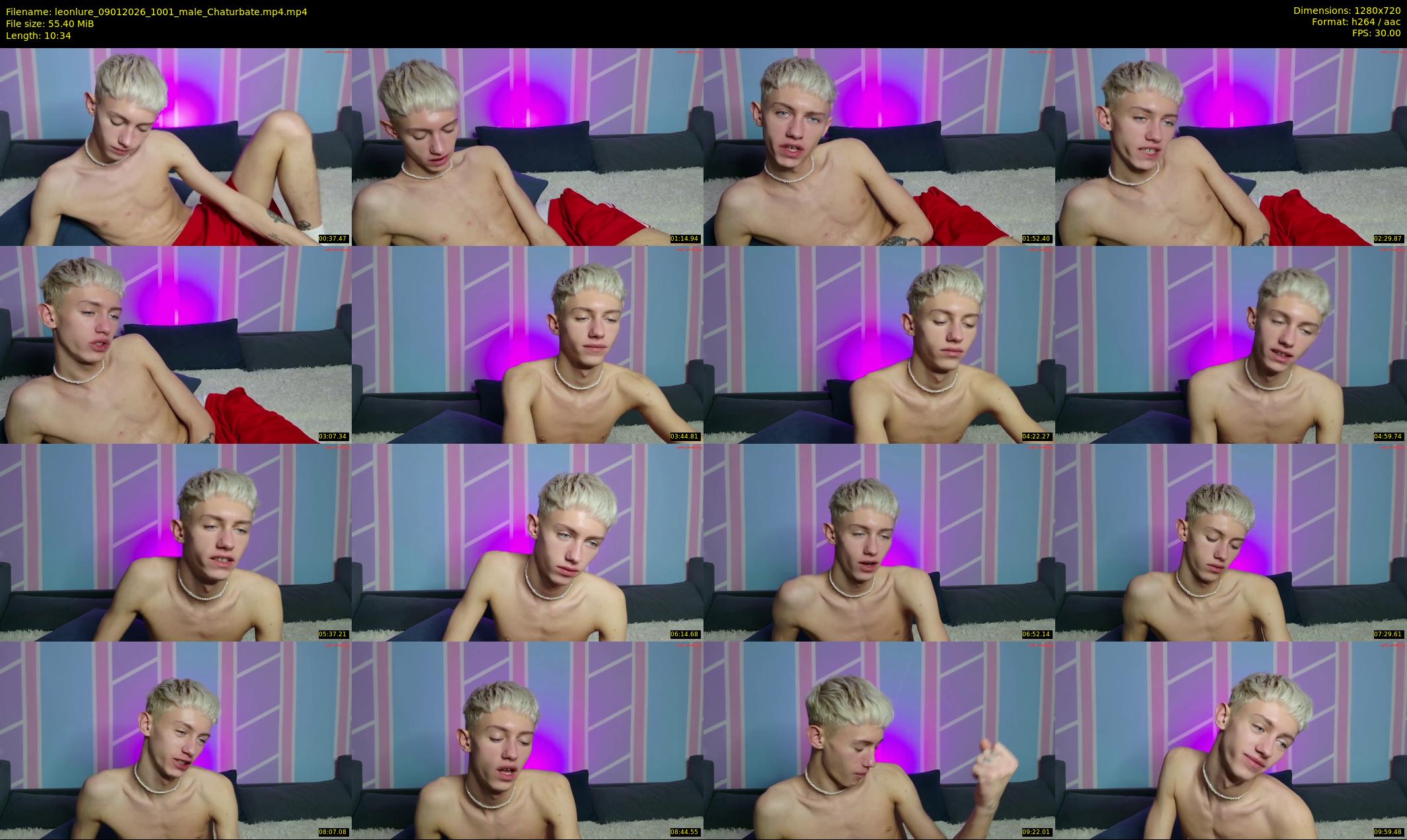 leonlure — 11 minute Chaturbate male cam show recording, 720p, Jan 9, 2026