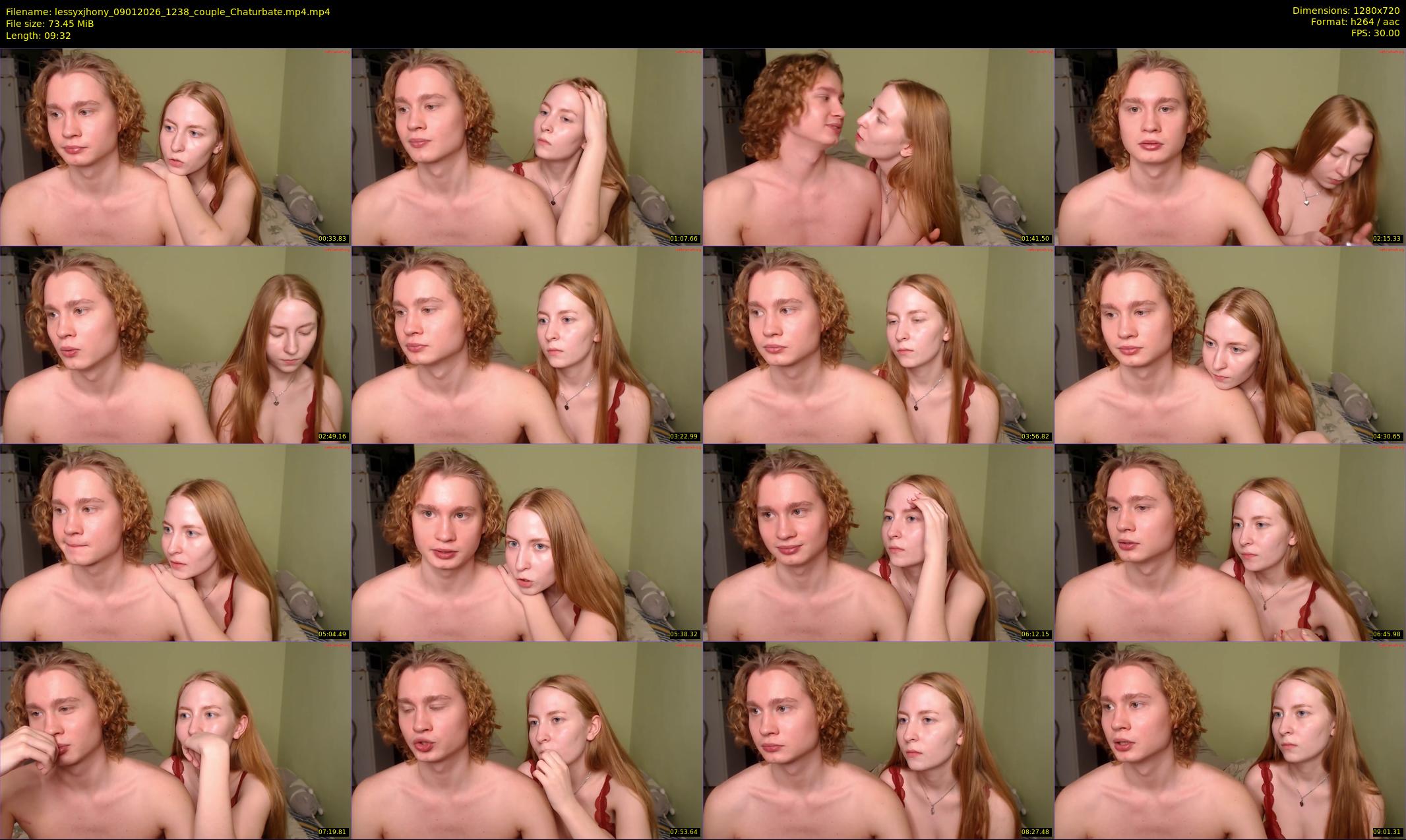 lessyxjhony — 10 minute Chaturbate couple cam show recording, 720p, Jan 9, 2026