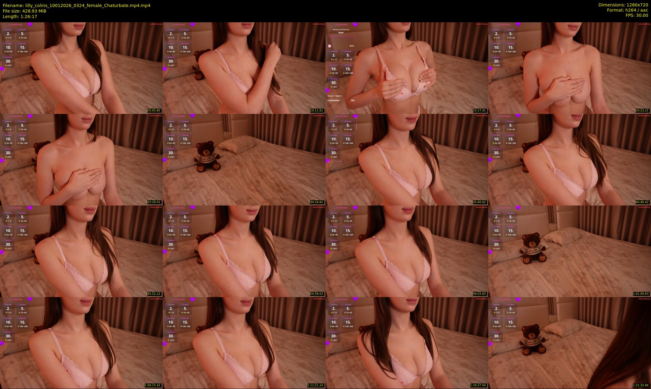 lilly_colins — 87 minute Chaturbate female cam show recording, 720p, Jan 10, 2026