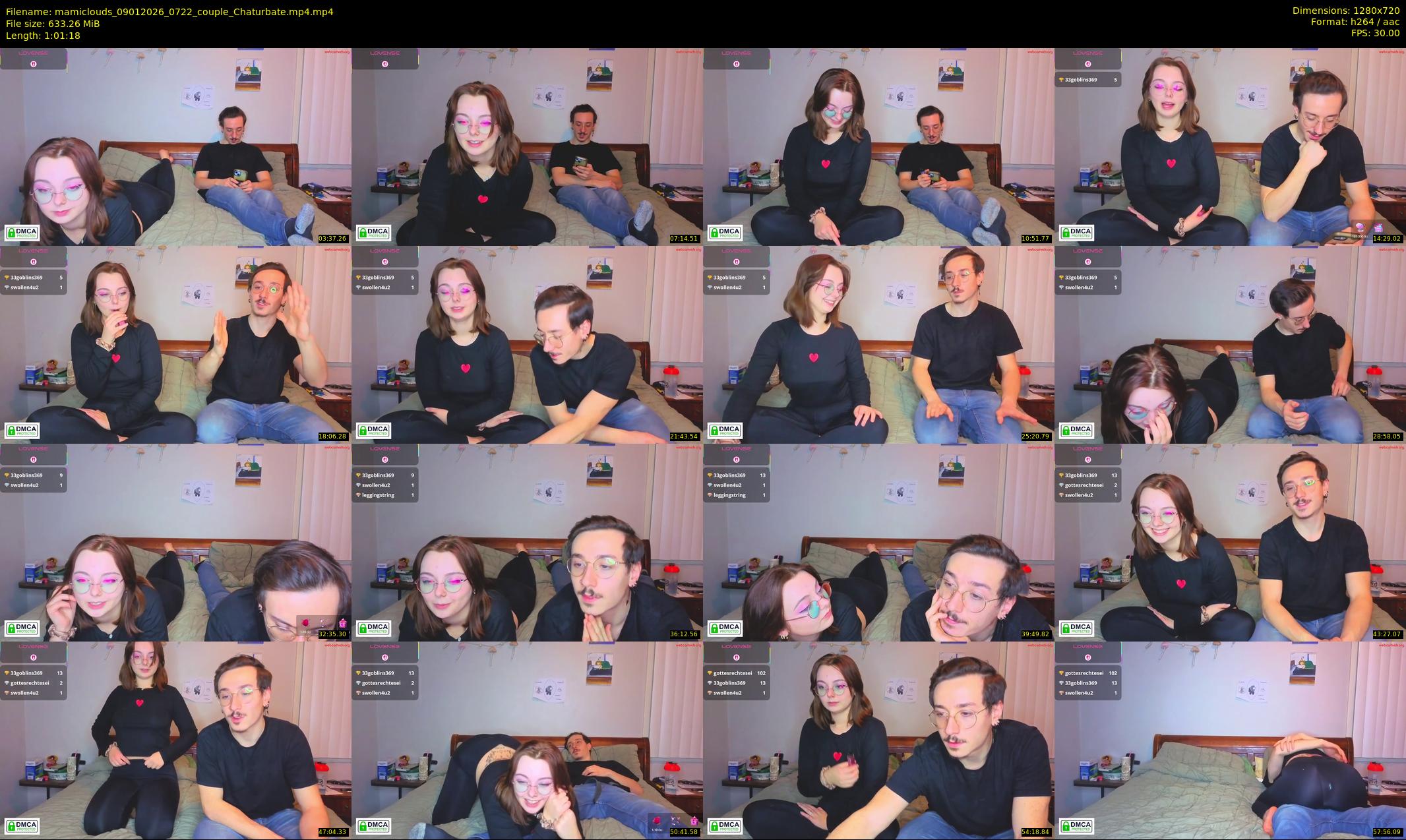 mamiclouds — 62 minute Chaturbate female cam show recording, 720p, Jan 9, 2026