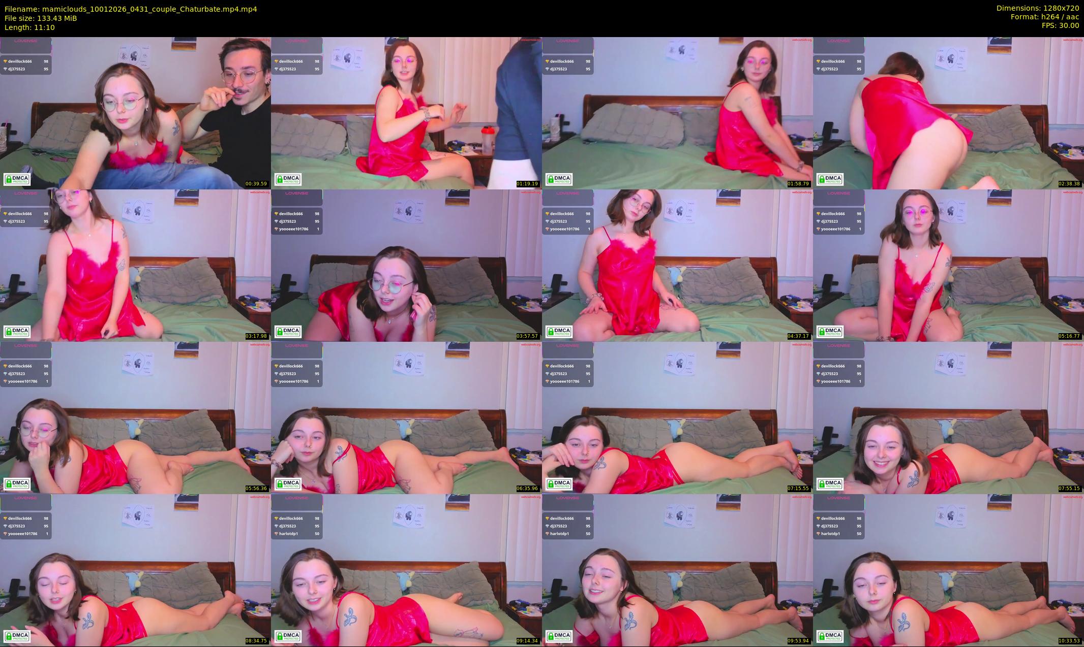 mamiclouds — 12 minute Chaturbate female cam show recording, 720p, Jan 10, 2026