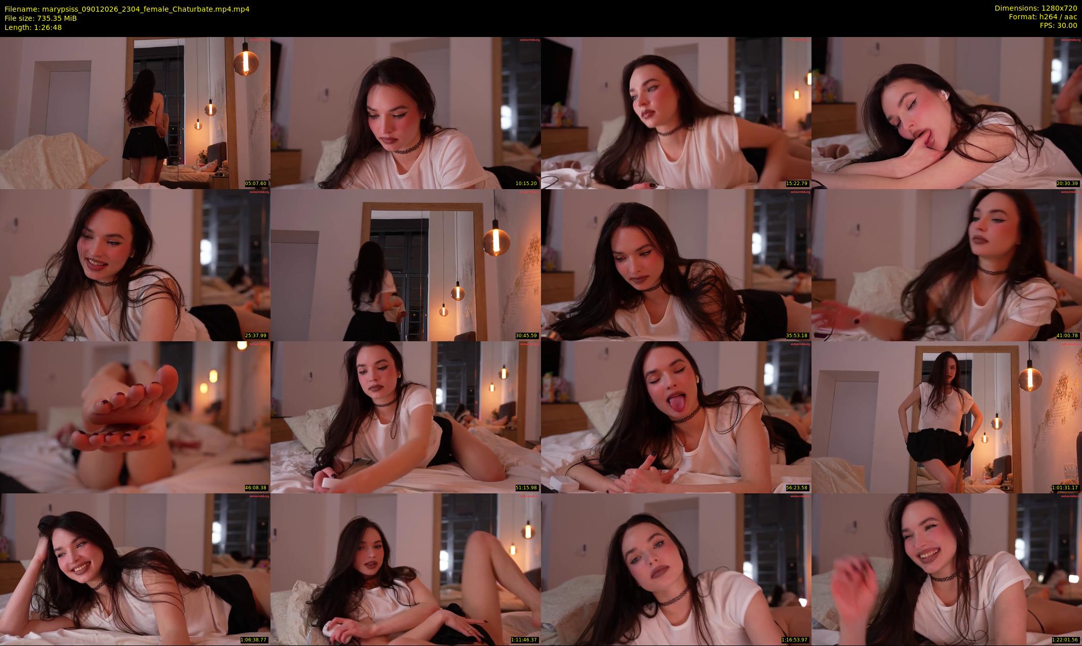 marypsiss — 87 minute Chaturbate female cam show recording, 720p, Jan 9, 2026